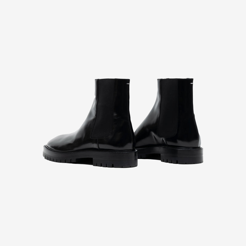 Image 4 of Margiela Tabi County Chelsea Boots side back view
