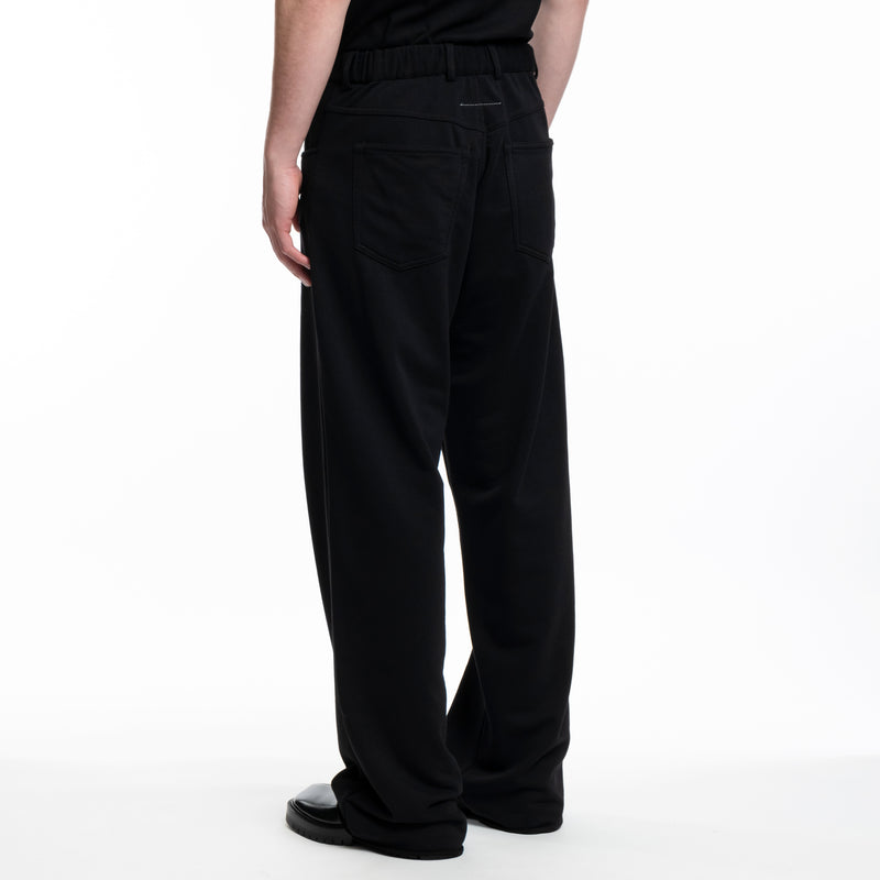 Tonal Embroidered Jersey Pants