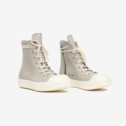Image 1 of Rick Owens Lido Pearl High-Top Sneakers front side view