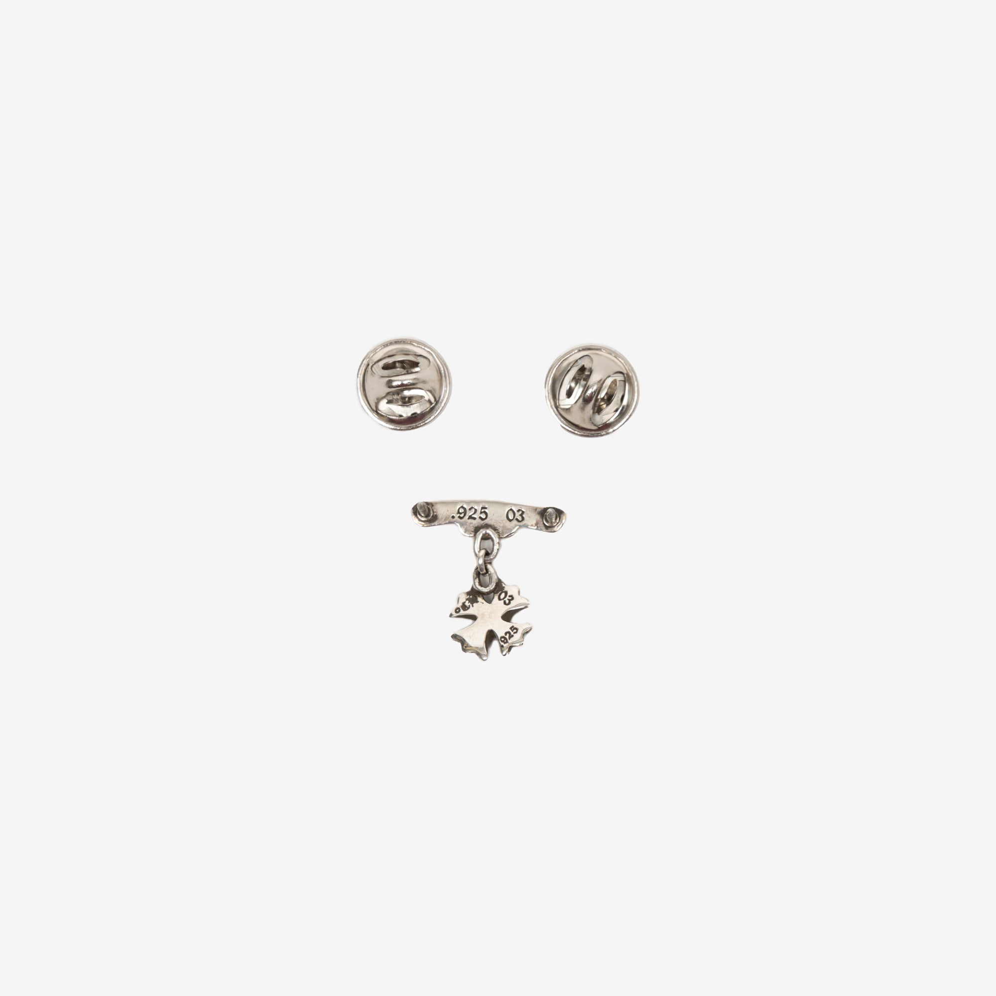 Chrome Hearts Brooch Pin CH Plus #2 Drop in Sterling Silver