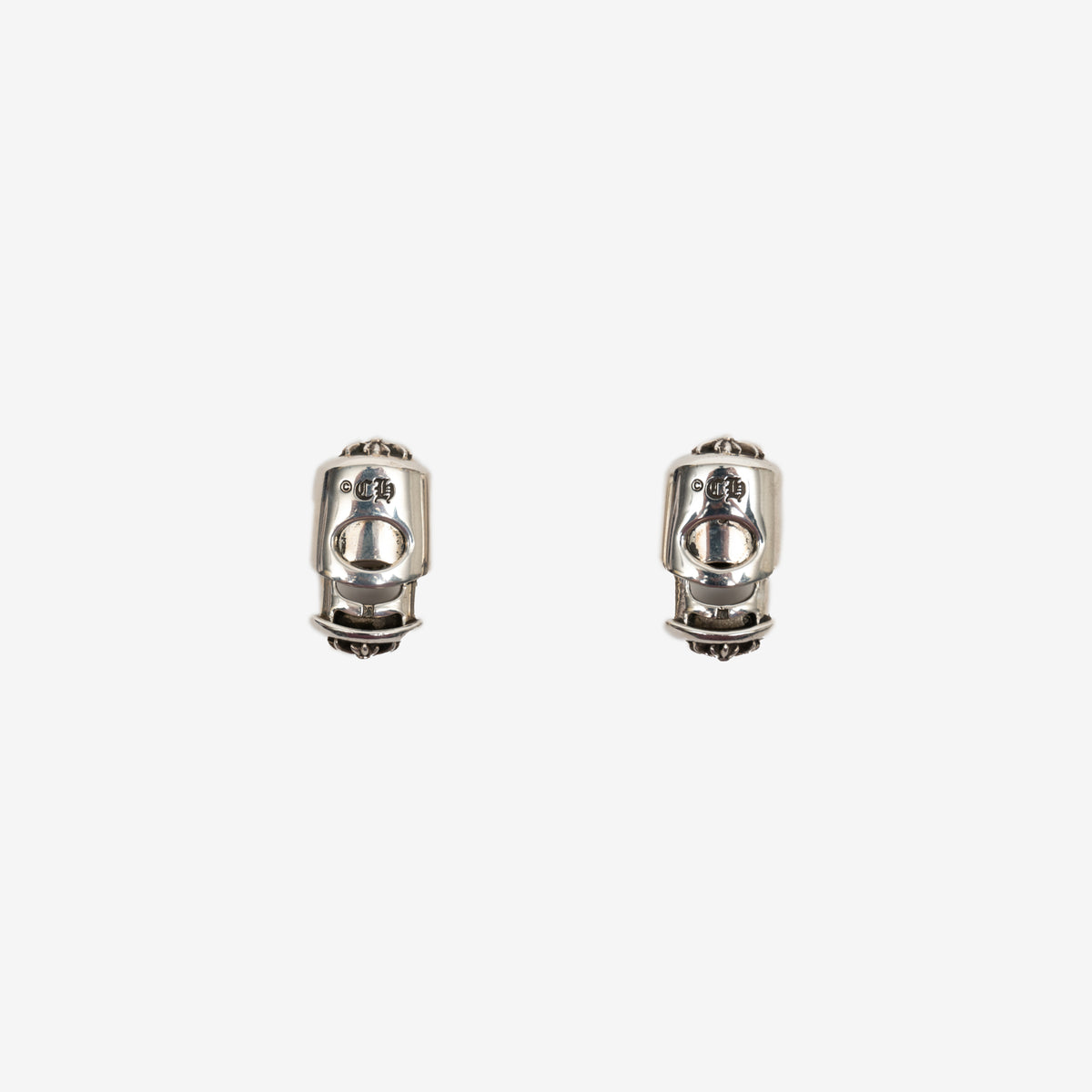 Chrome Hearts Tiny E CH Plus Lace Stopper in Sterling Silver