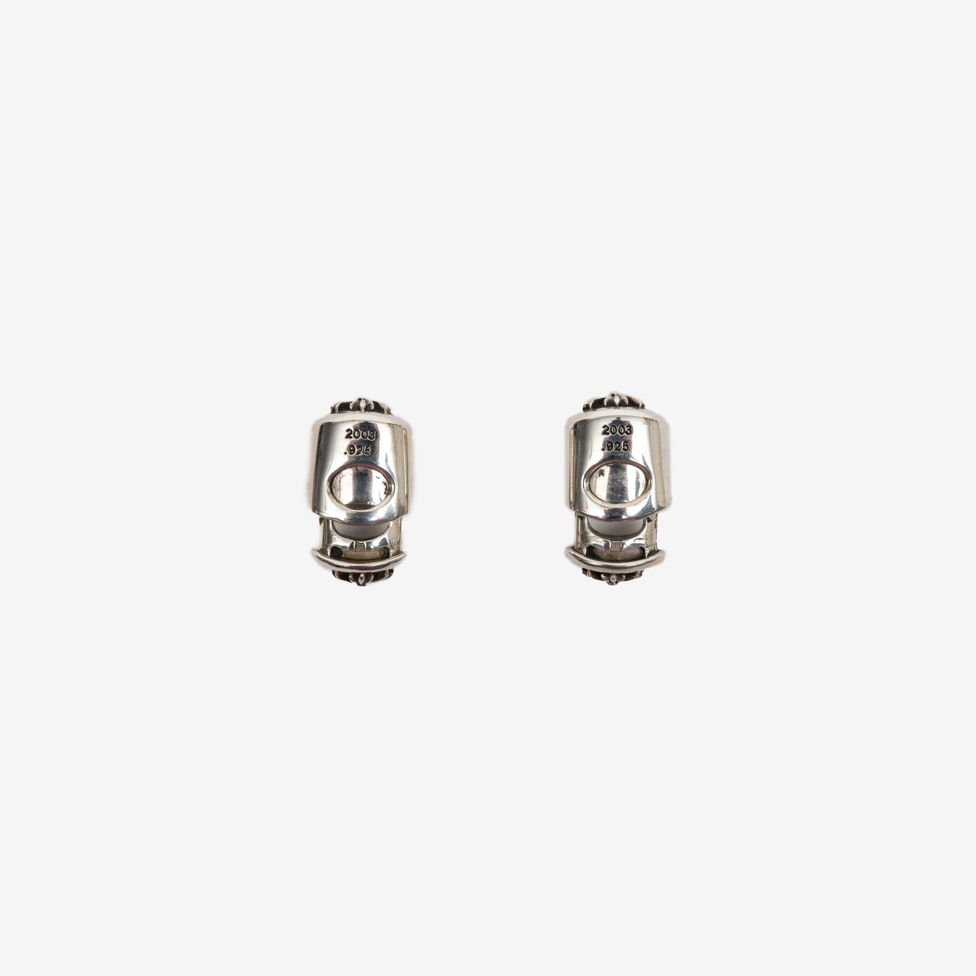 Chrome Hearts Tiny E CH Plus Lace Stopper in Sterling Silver