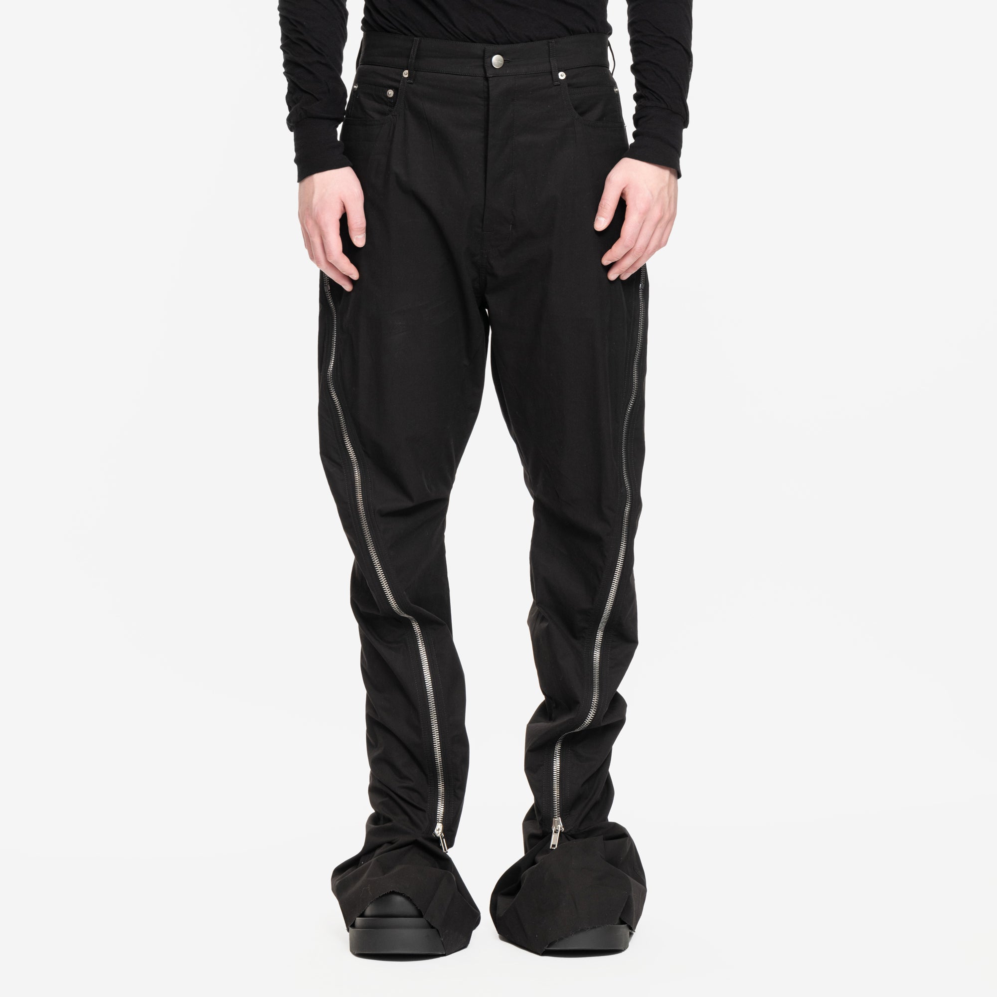 Rick Owens Bolan Banana Pants Black - 5