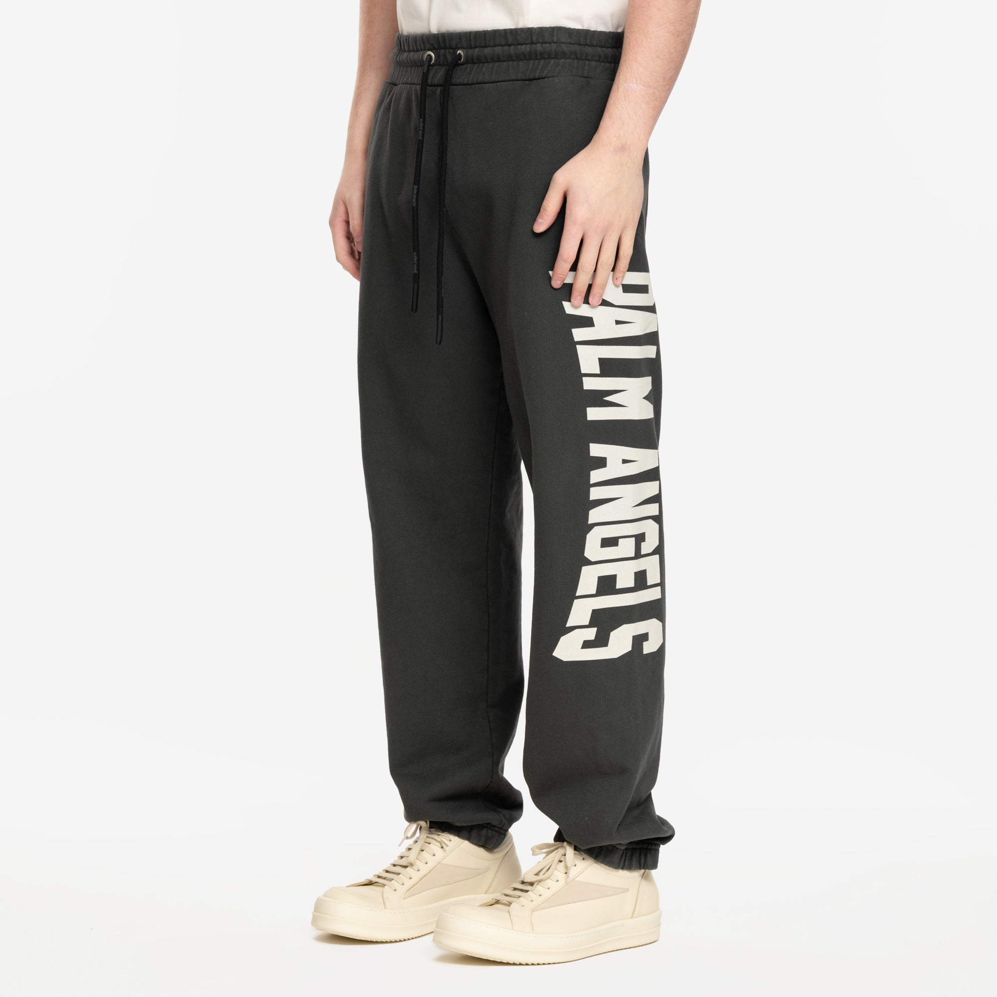 Palm Angels PA City Washed Sweatpants Dark Grey - 3