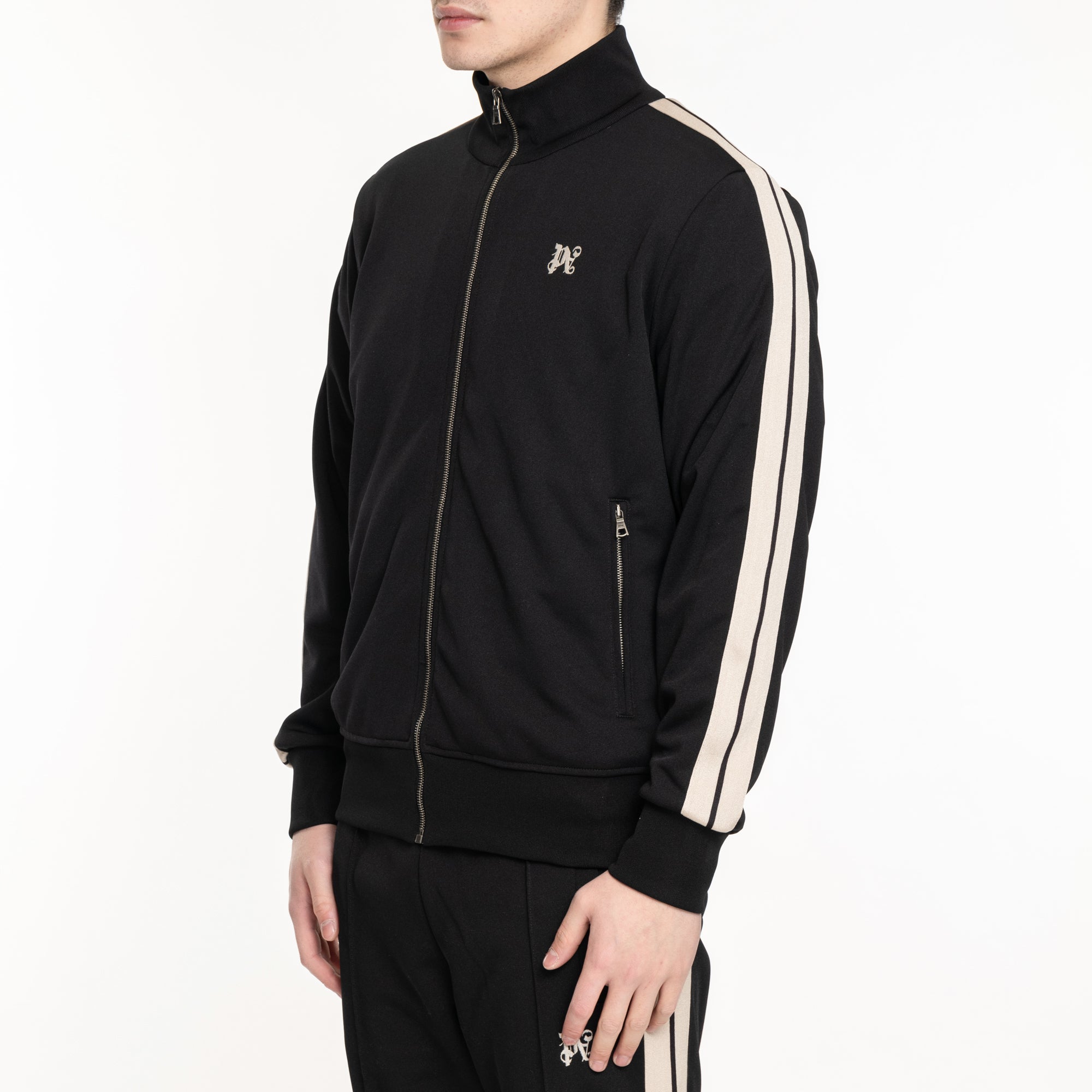 Palm Angels Monogram Track Jacket Black - 3