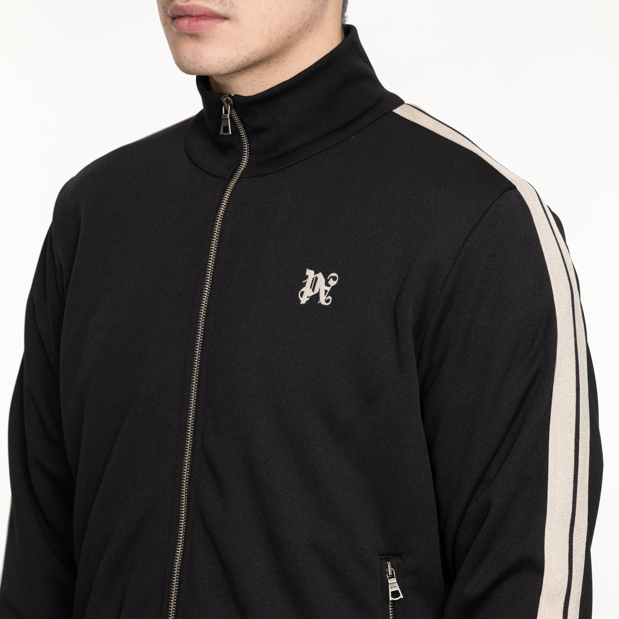 Palm Angels Monogram Track Jacket Black - 5