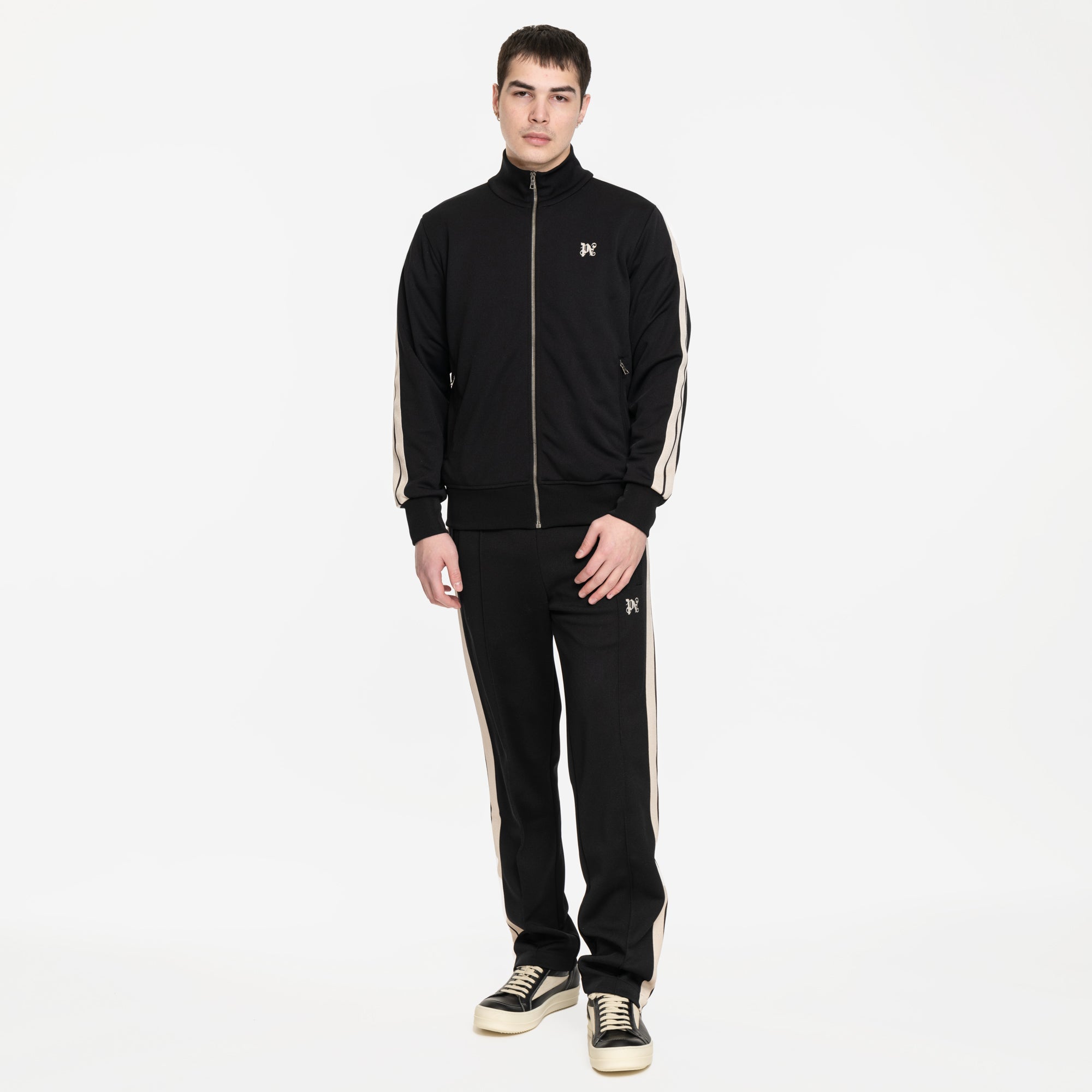 Palm Angels Monogram Track Jacket Black - 2