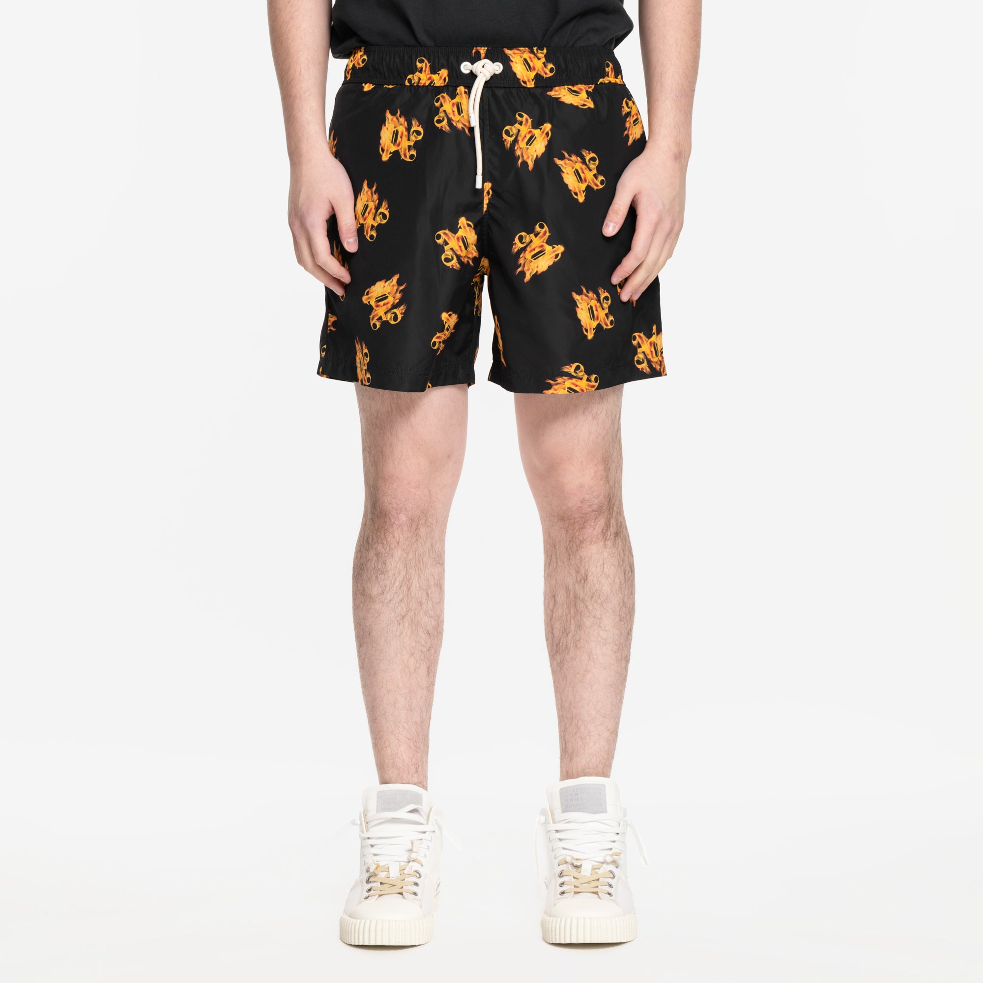 Photo of Palm Angels Burning Monogram Swimshorts - 1