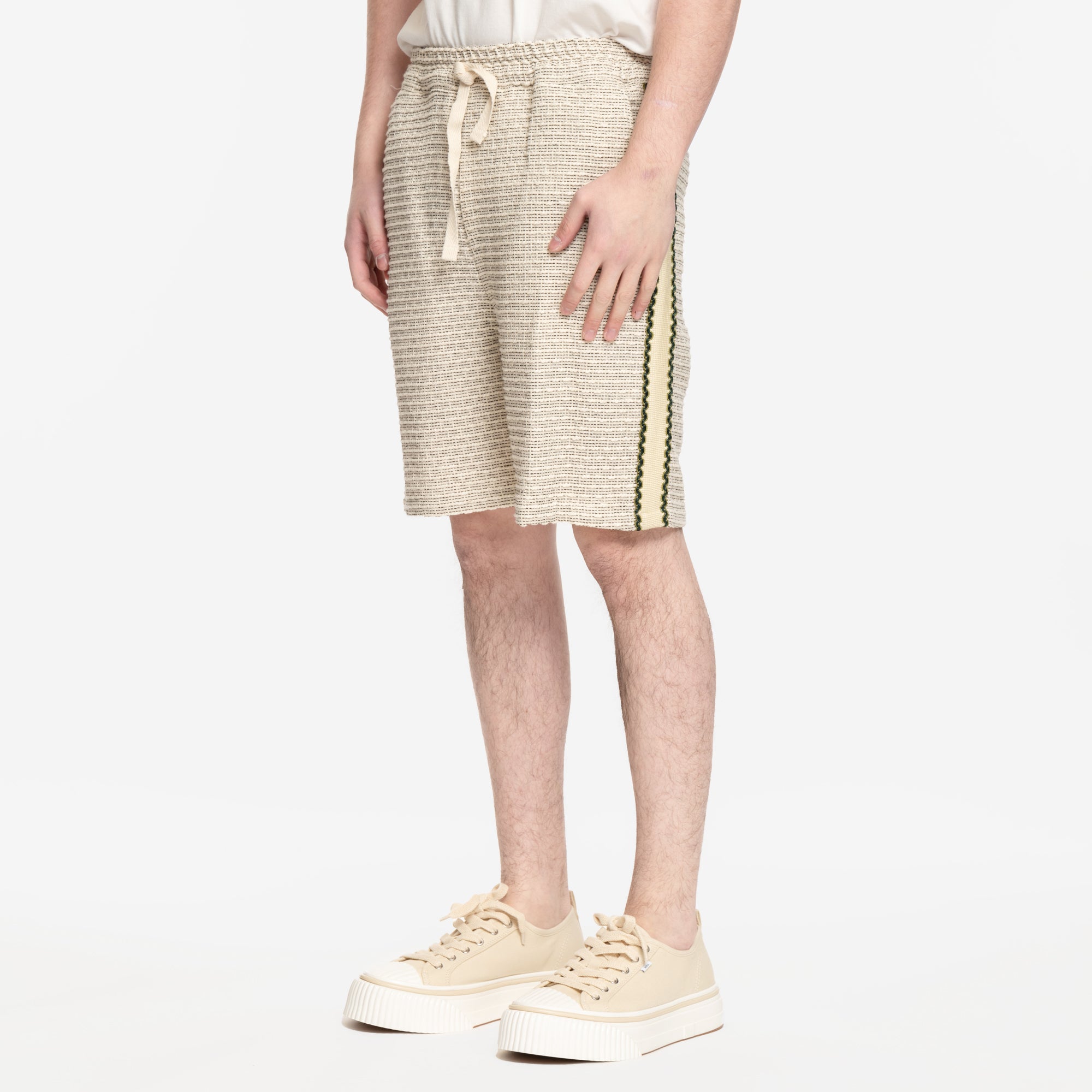 Drôle de Monsieur Le Short Tweed Beige - 3