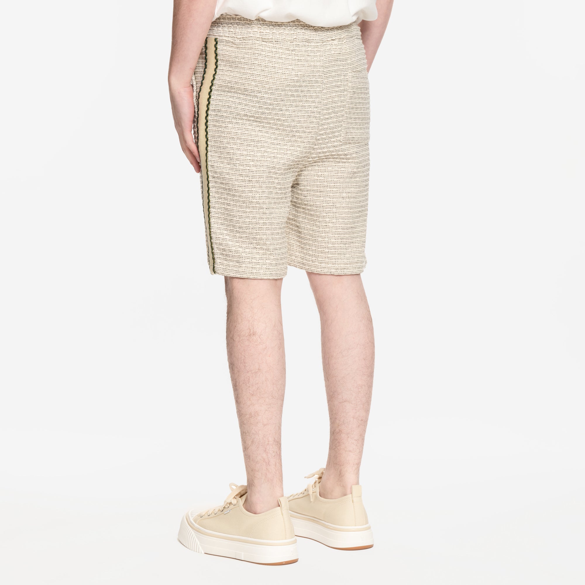 Drôle de Monsieur Le Short Tweed Beige - 4