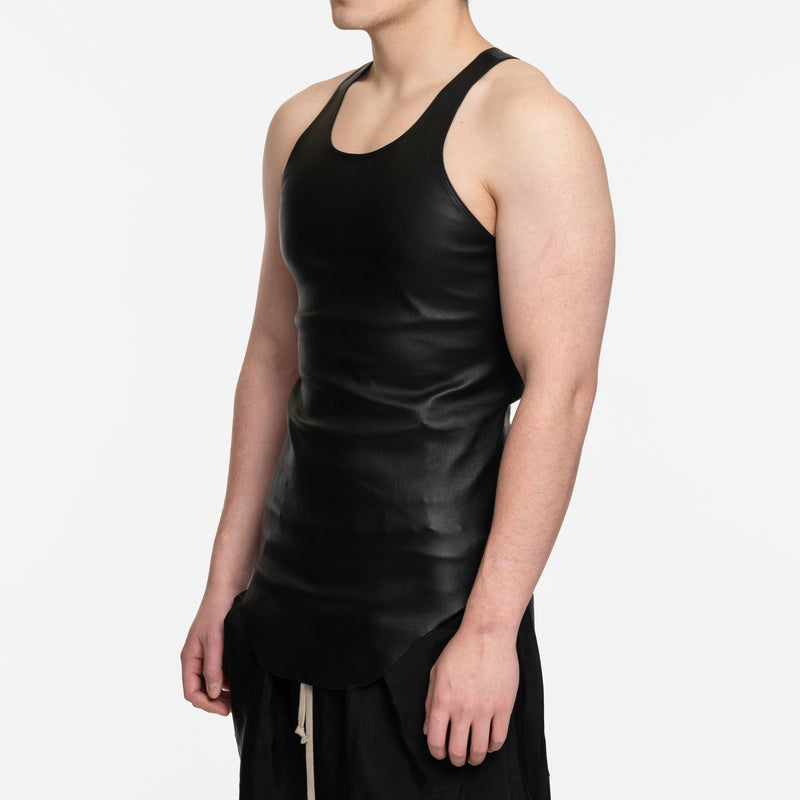 Image 2 of Rick Owens Leather Tank Top side view