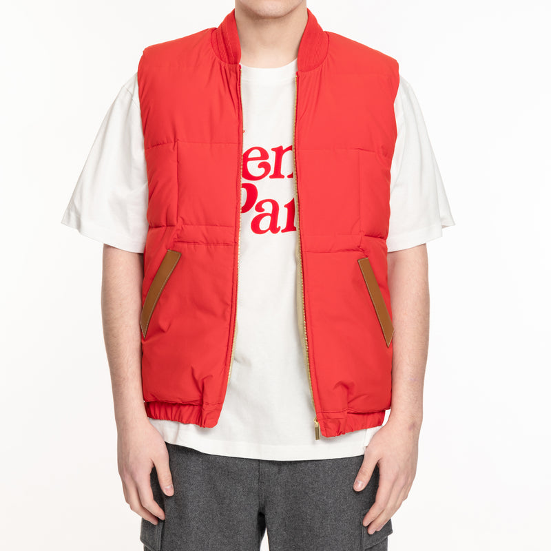 Doudoune sans manche rouge homme Clearance