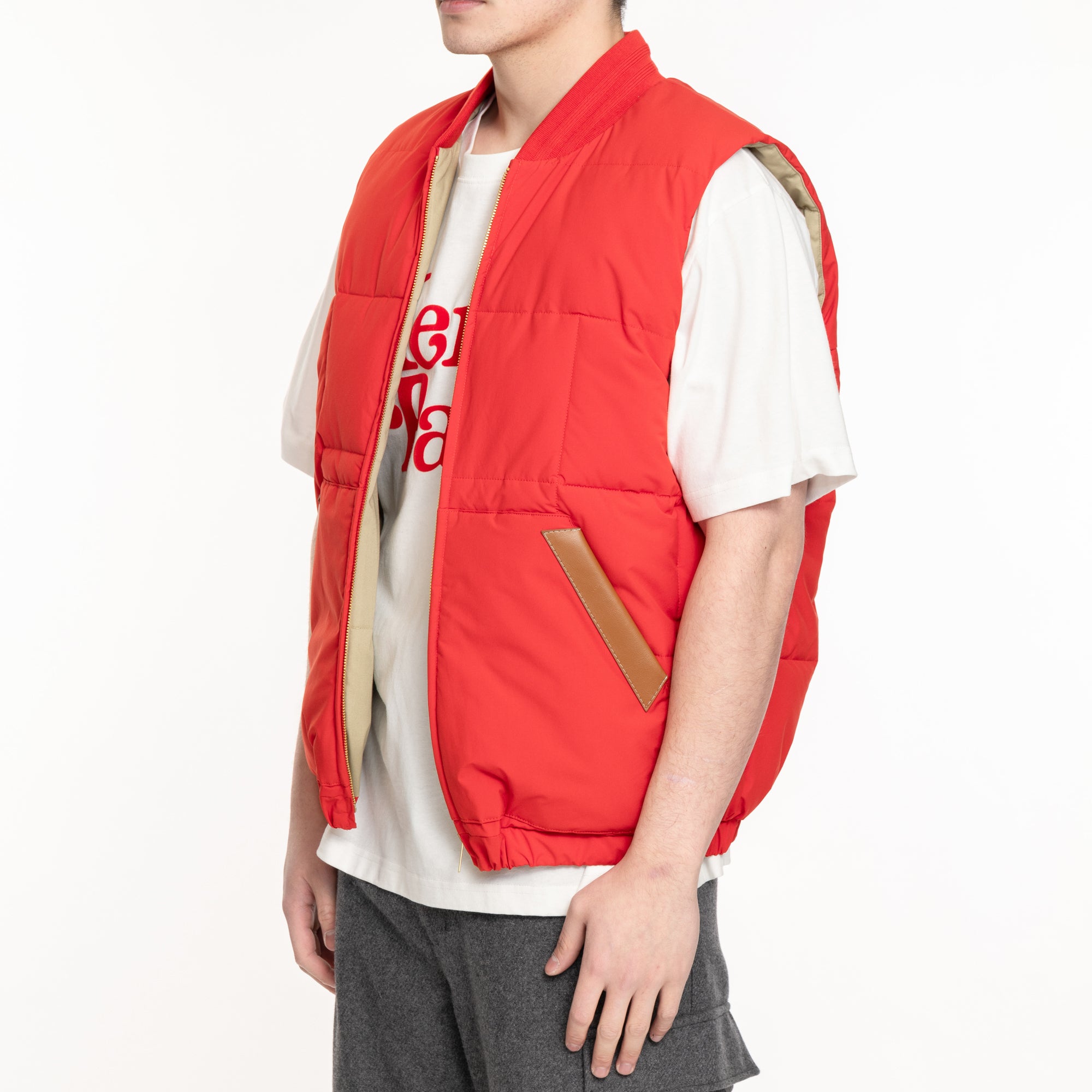 Drôle de Monsieur La Doudoune Sans Manches Red - 3
