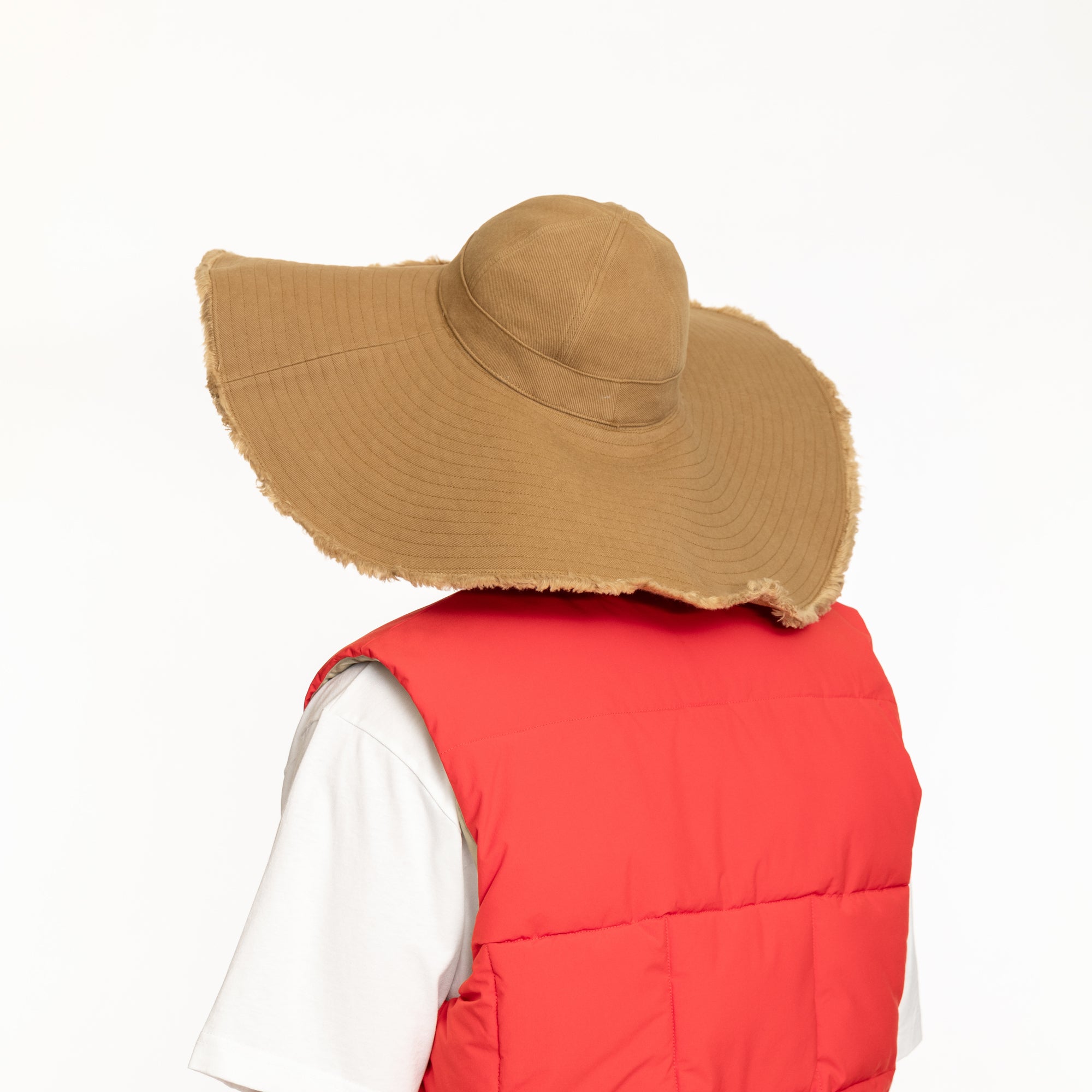 Kenzo Capeline Hat Dark Beige - 6