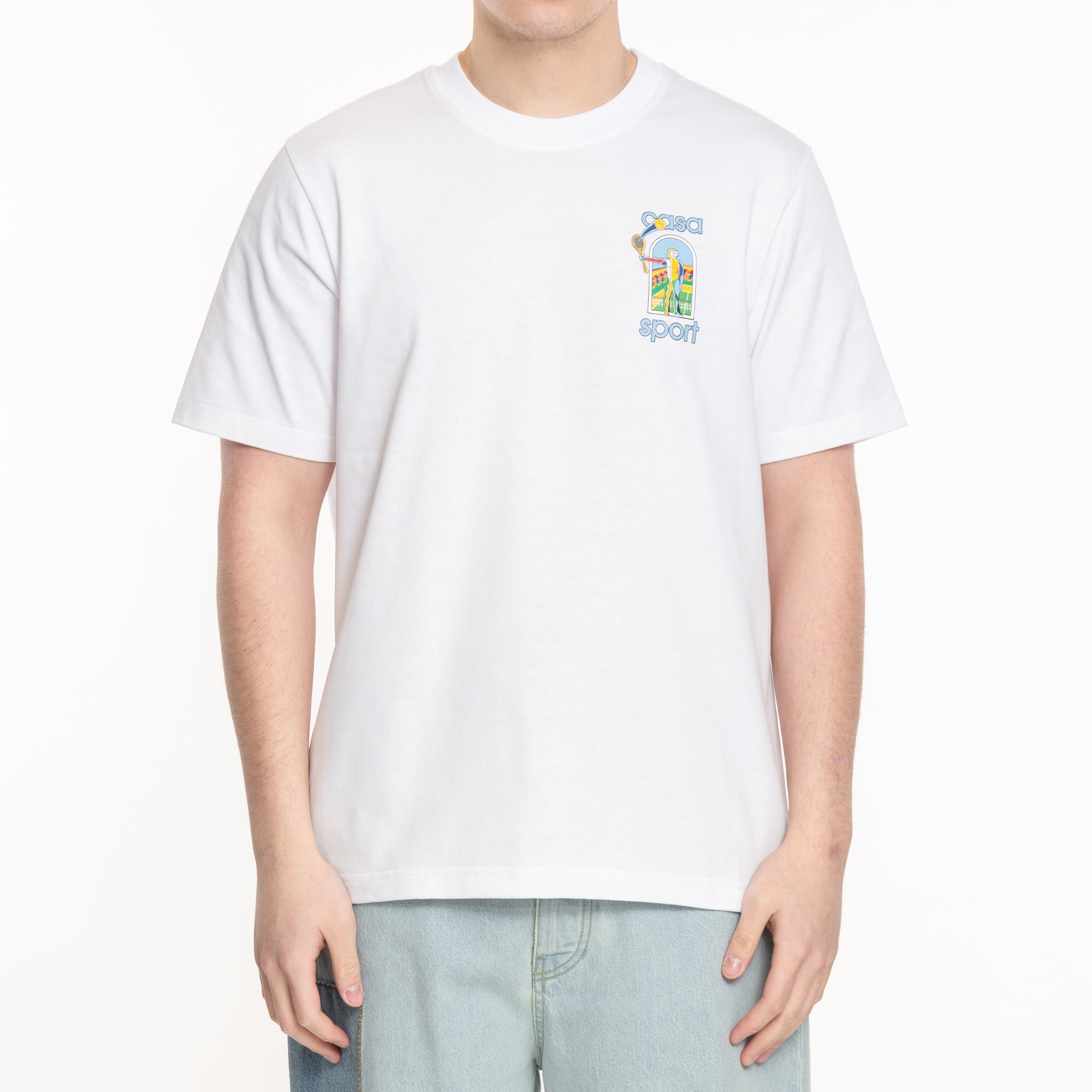 Casablanca Le Jeu Colore T-Shirt White - 1