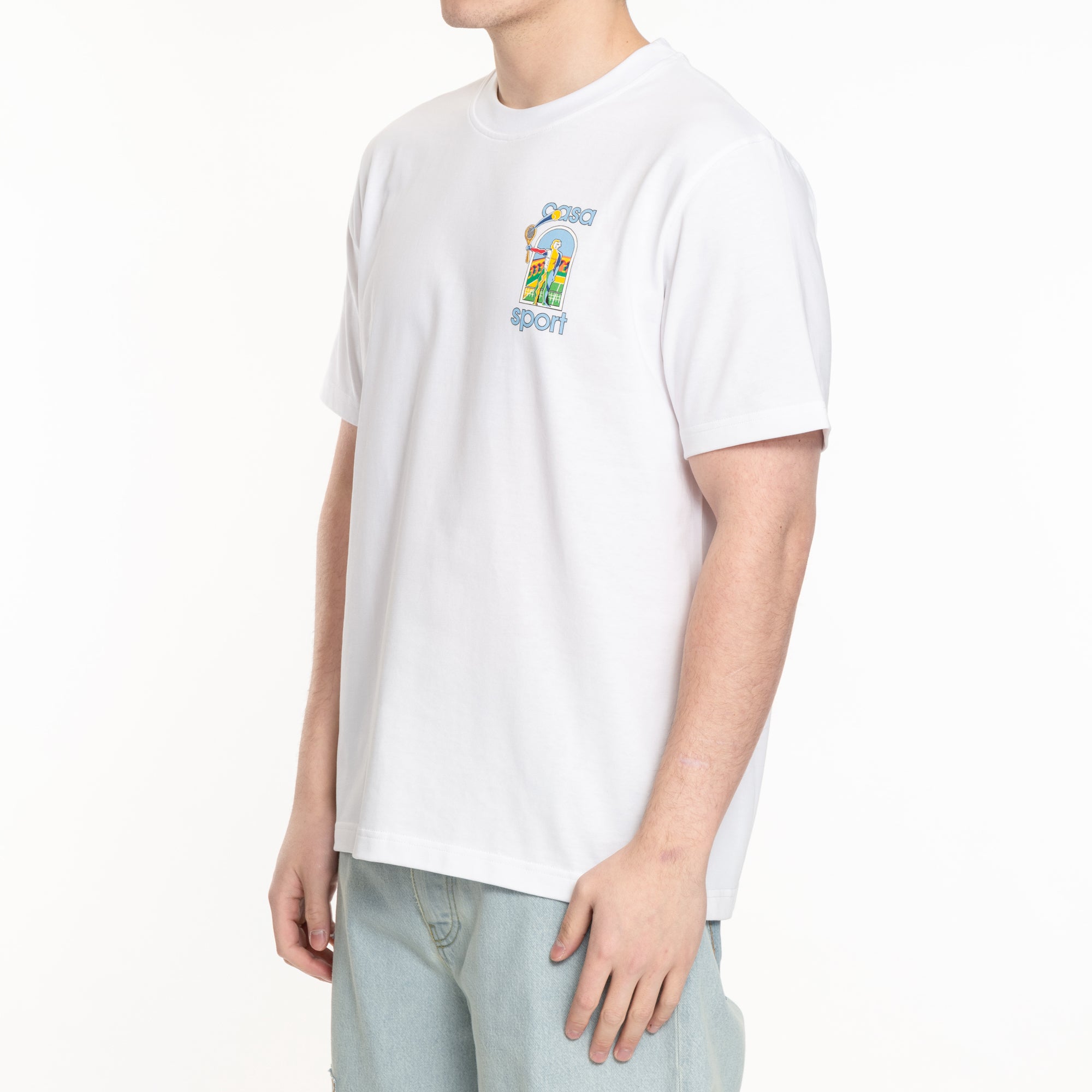 Casablanca Le Jeu Colore T-Shirt White - 3