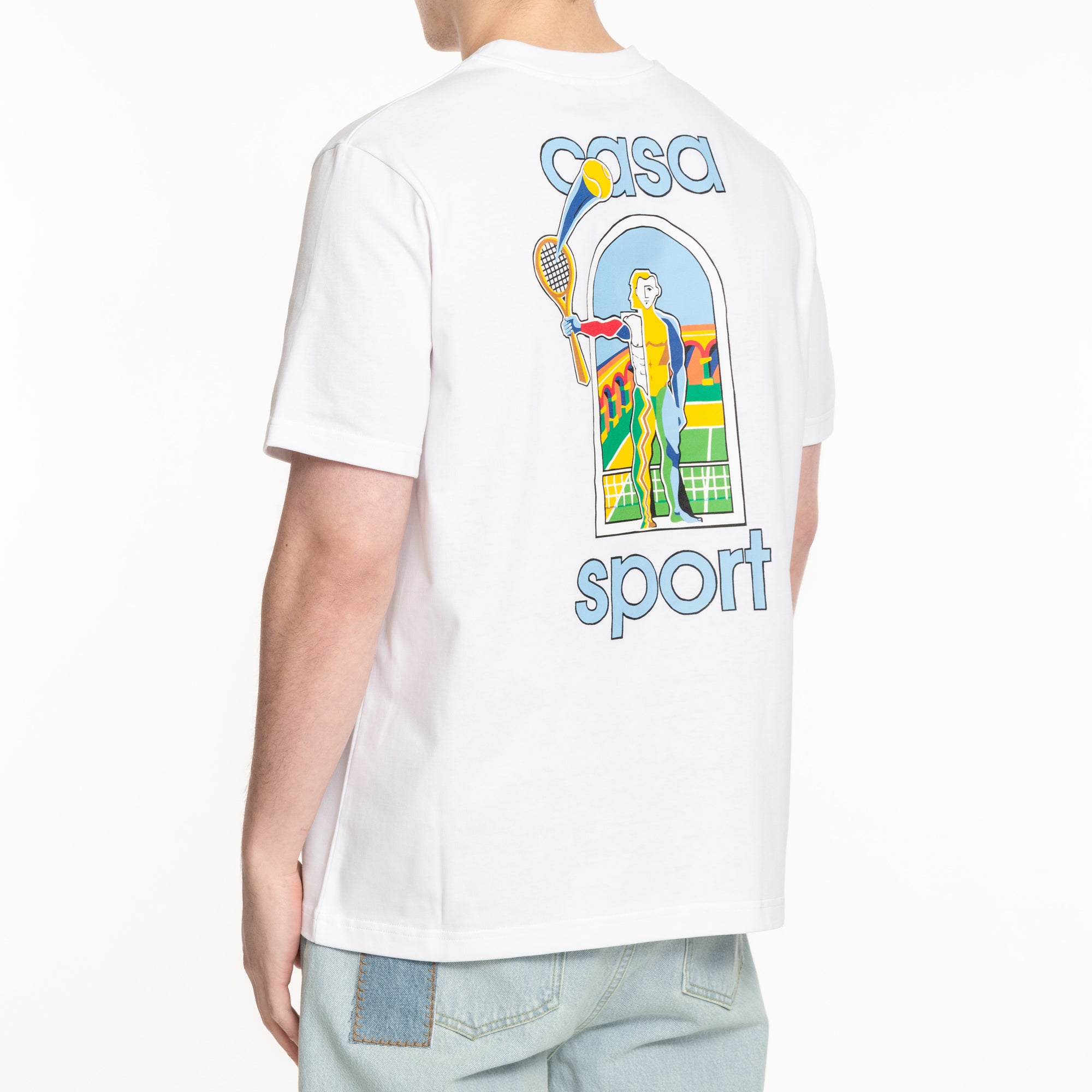 Casablanca Le Jeu Colore T-Shirt White - 4