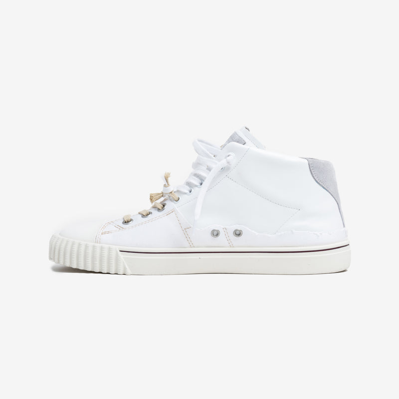 Image 3 of Margiela New Evolution Mid White Sneakers side view of inside
