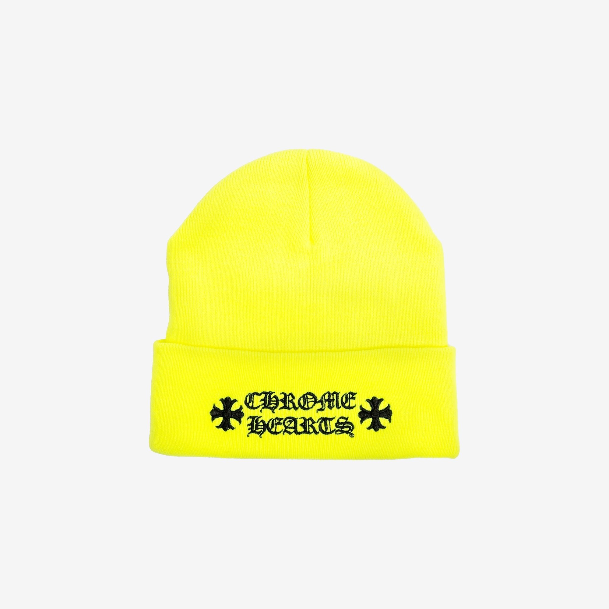 Chrome Hearts + CH + Watch Cap Lime - 1