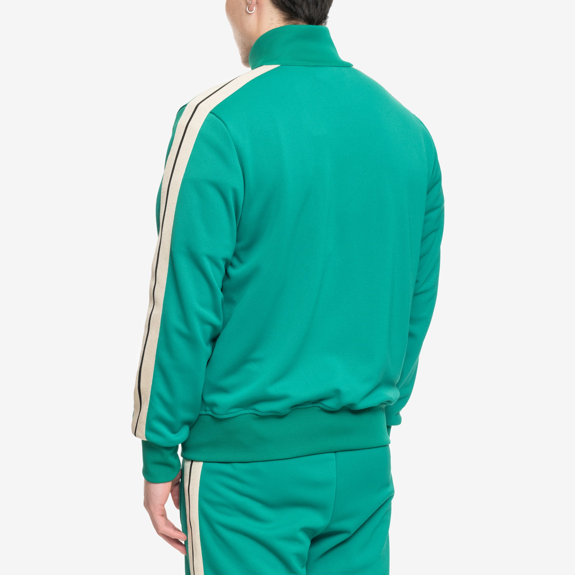 Palm Angels Classic Logo Green Track Jacket Green - 4