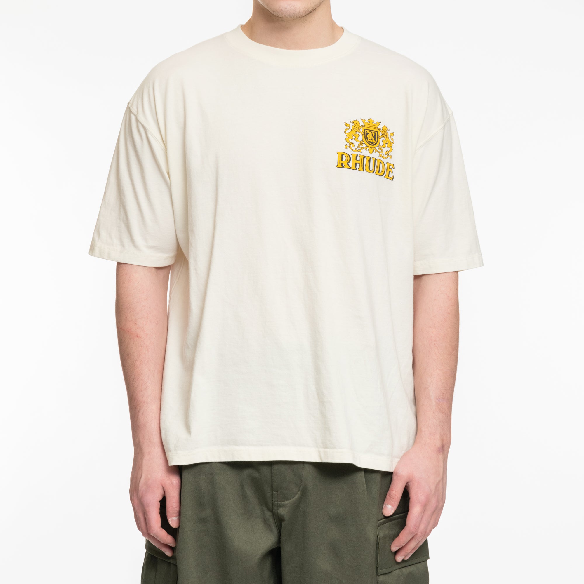 Rhude Cresta Cigar Vintage T-Shirt Vintage White - 1