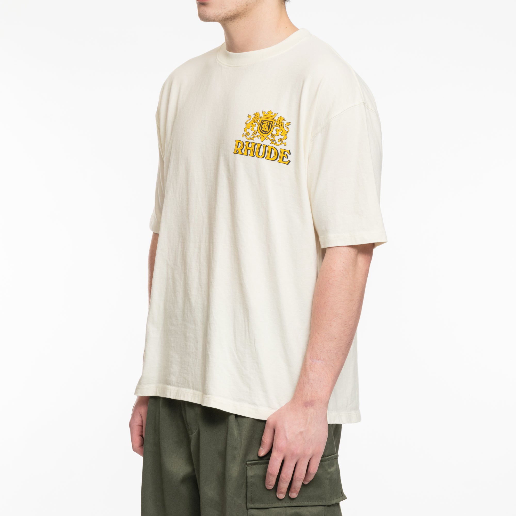 Rhude Cresta Cigar Vintage T-Shirt Vintage White - 3