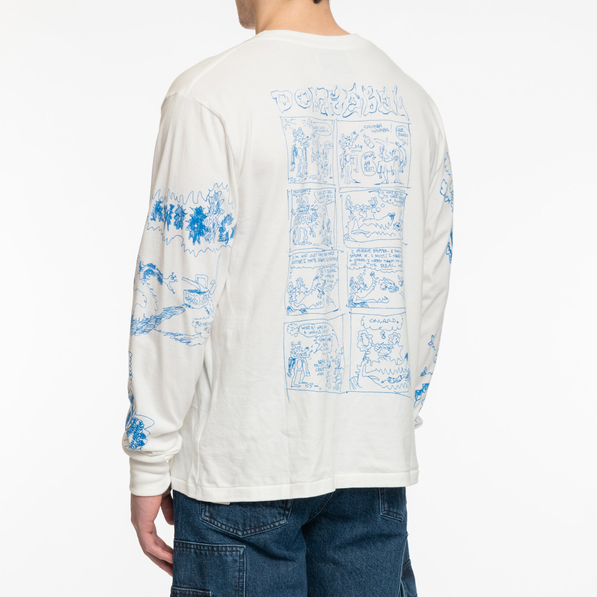 Dom Rebel Bruins Long Sleeve T-Shirt Ivory - 4