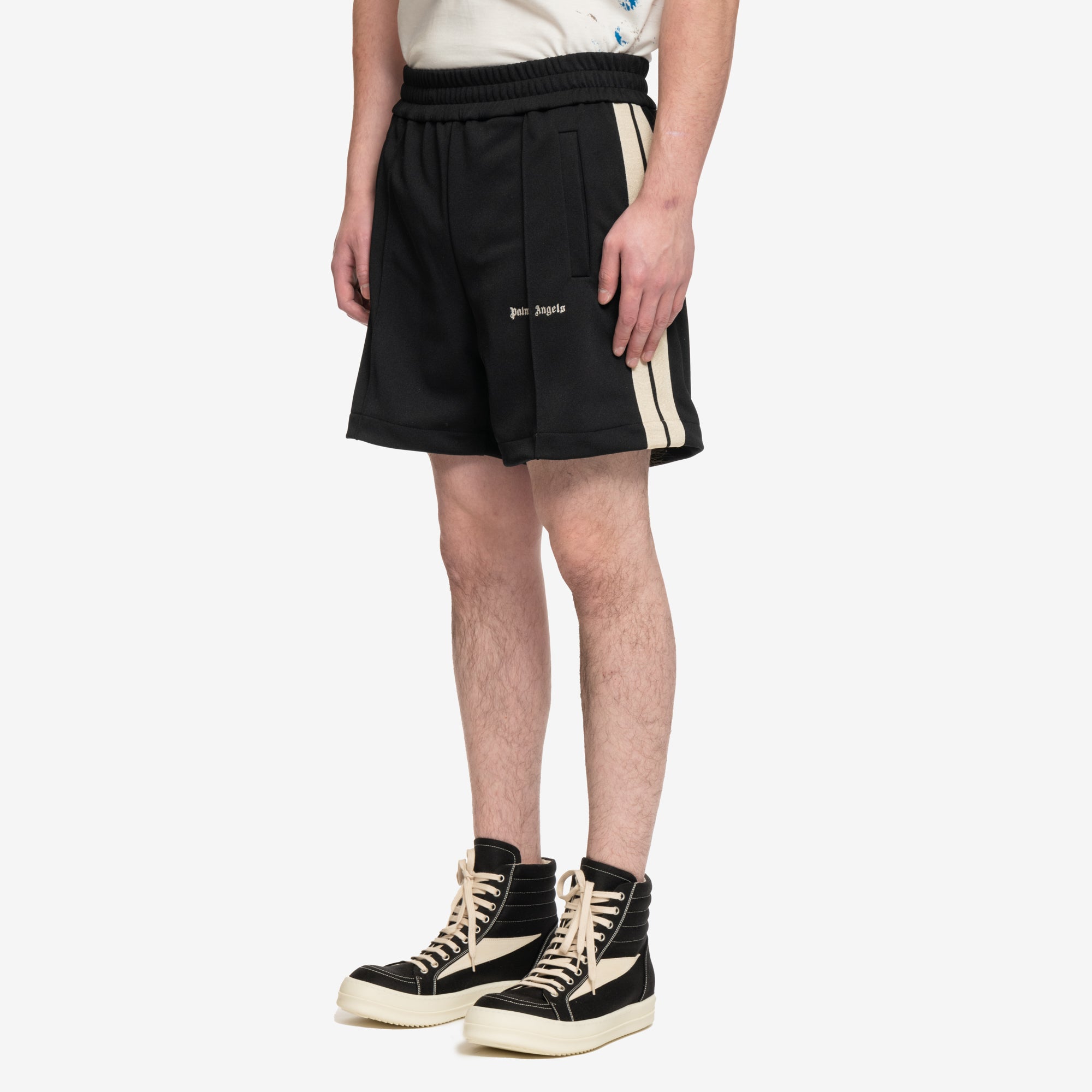 Palm Angels Classic Logo Track Shorts Black - 3
