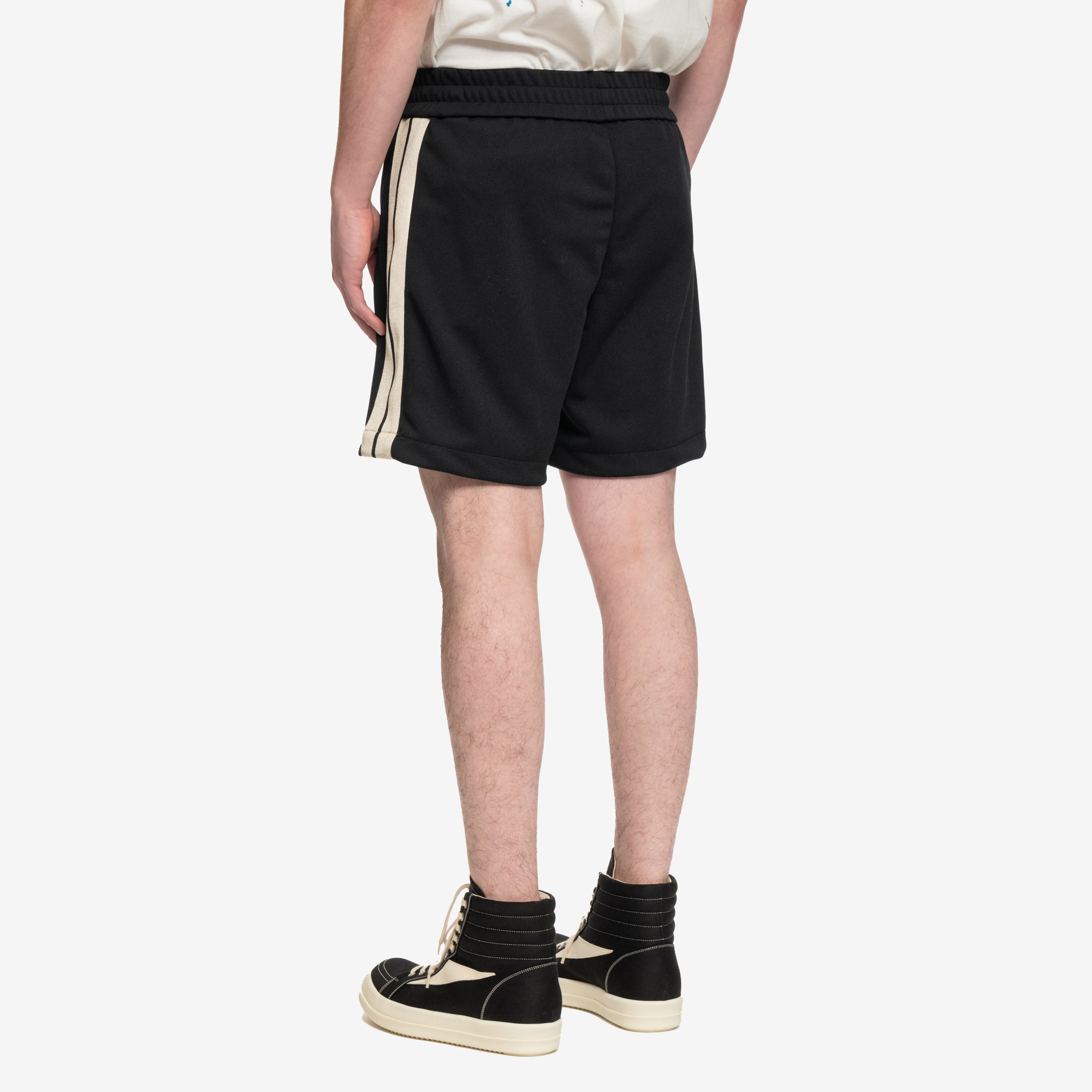 Palm Angels Classic Logo Track Shorts Black - 4