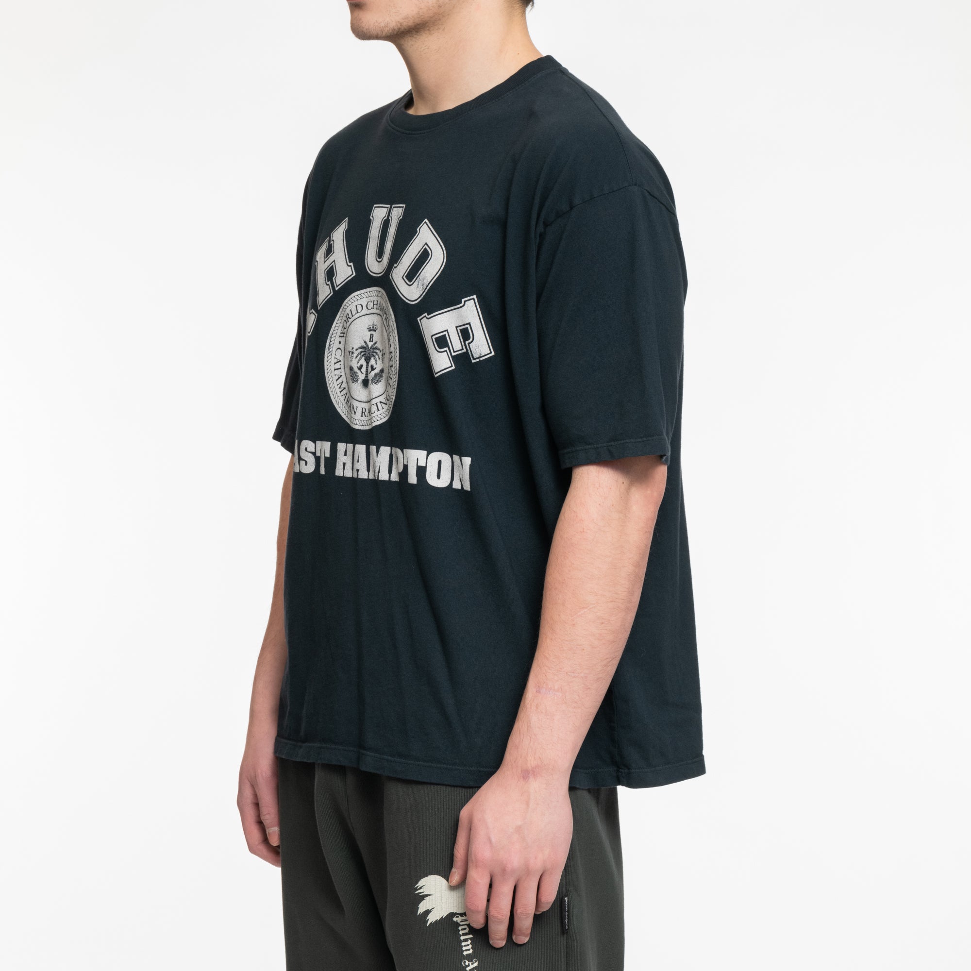 Rhude Hampton Catamaran Vintage T-Shirt Vintage Black - 3