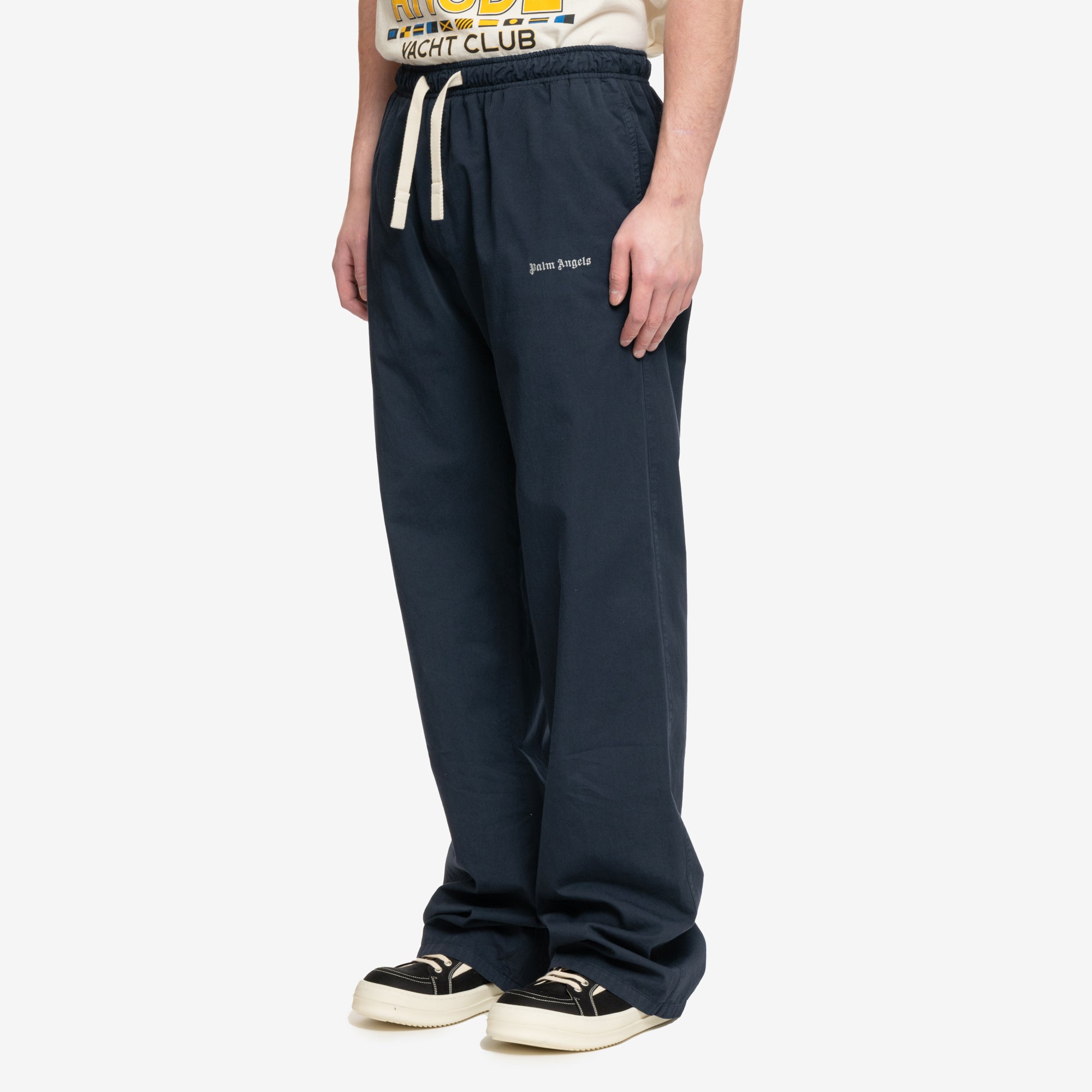 Palm Angels Classic Logo Travel Pants Navy - 3
