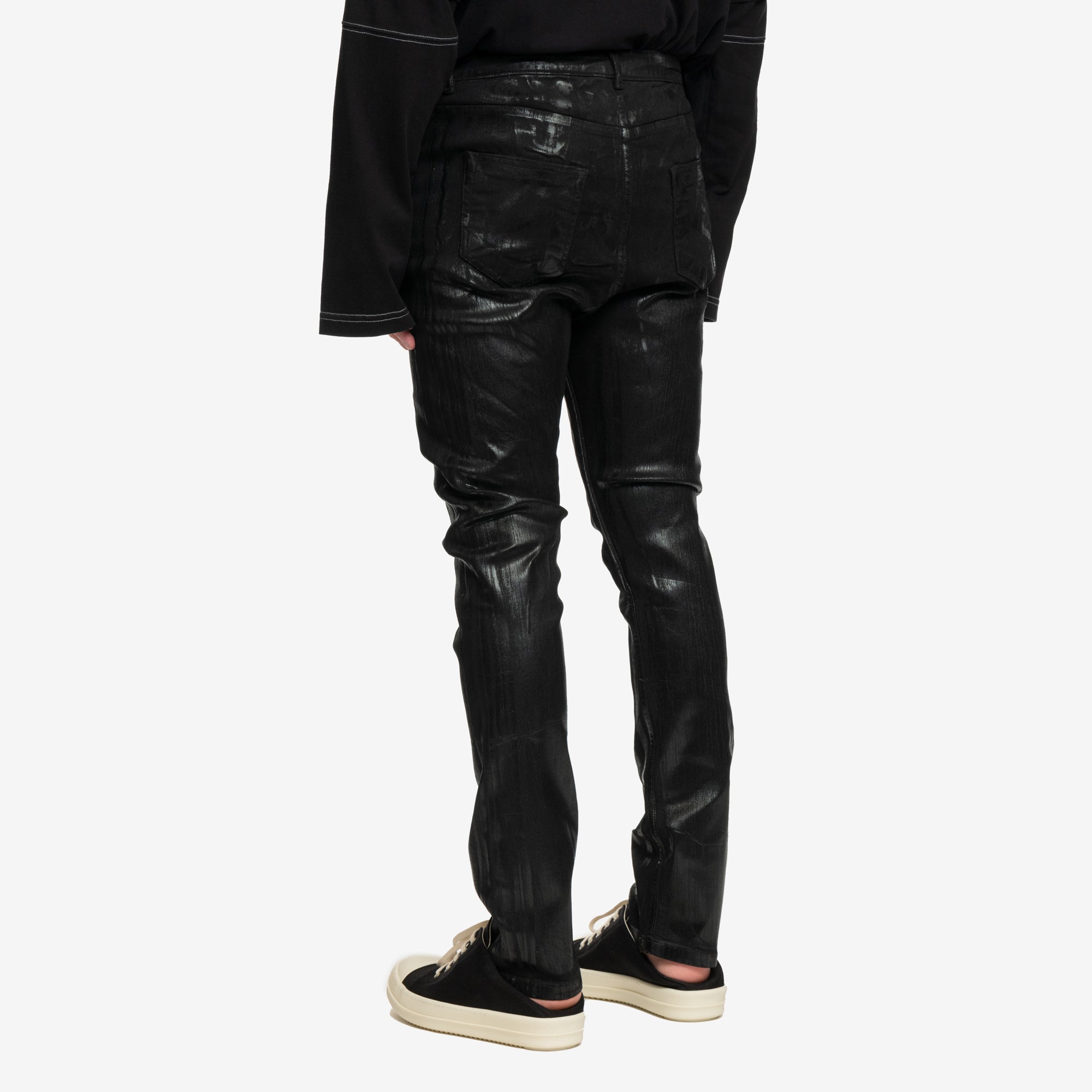 Rick Owens DRKSHDW Detroit Cut Jeans Black - 5