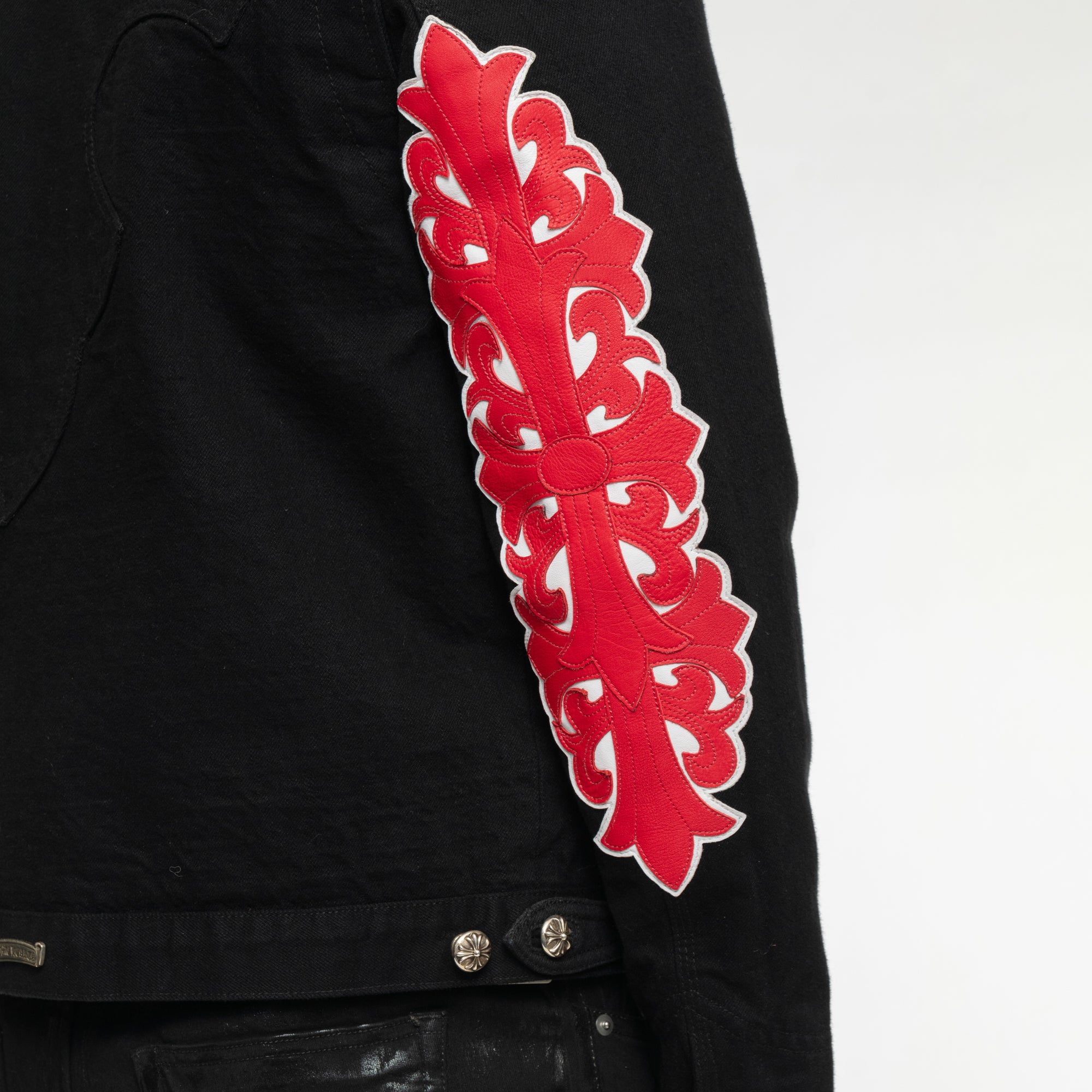 Chrome Hearts Judgement Wish Jean Jacket Black - 6