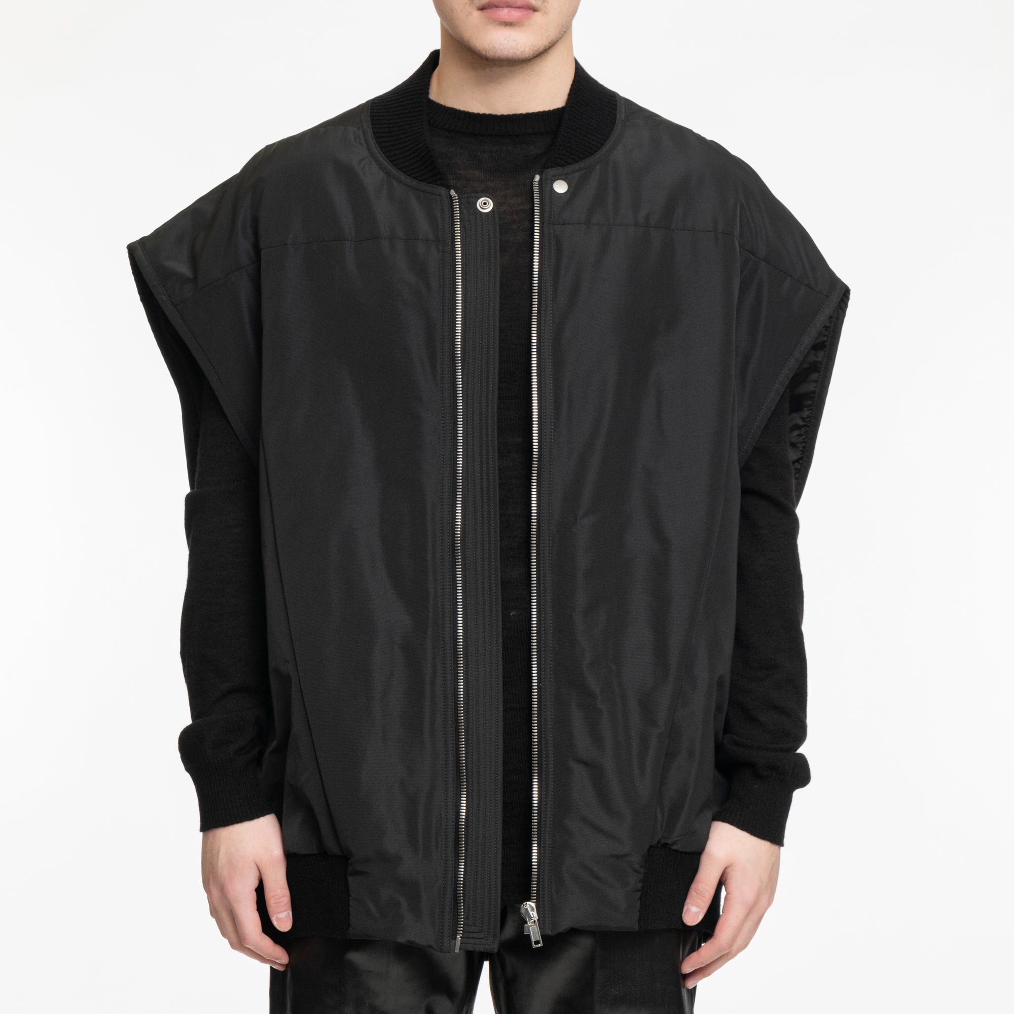 Rick Owens Lido Jumbo Flight Vest Black - 1