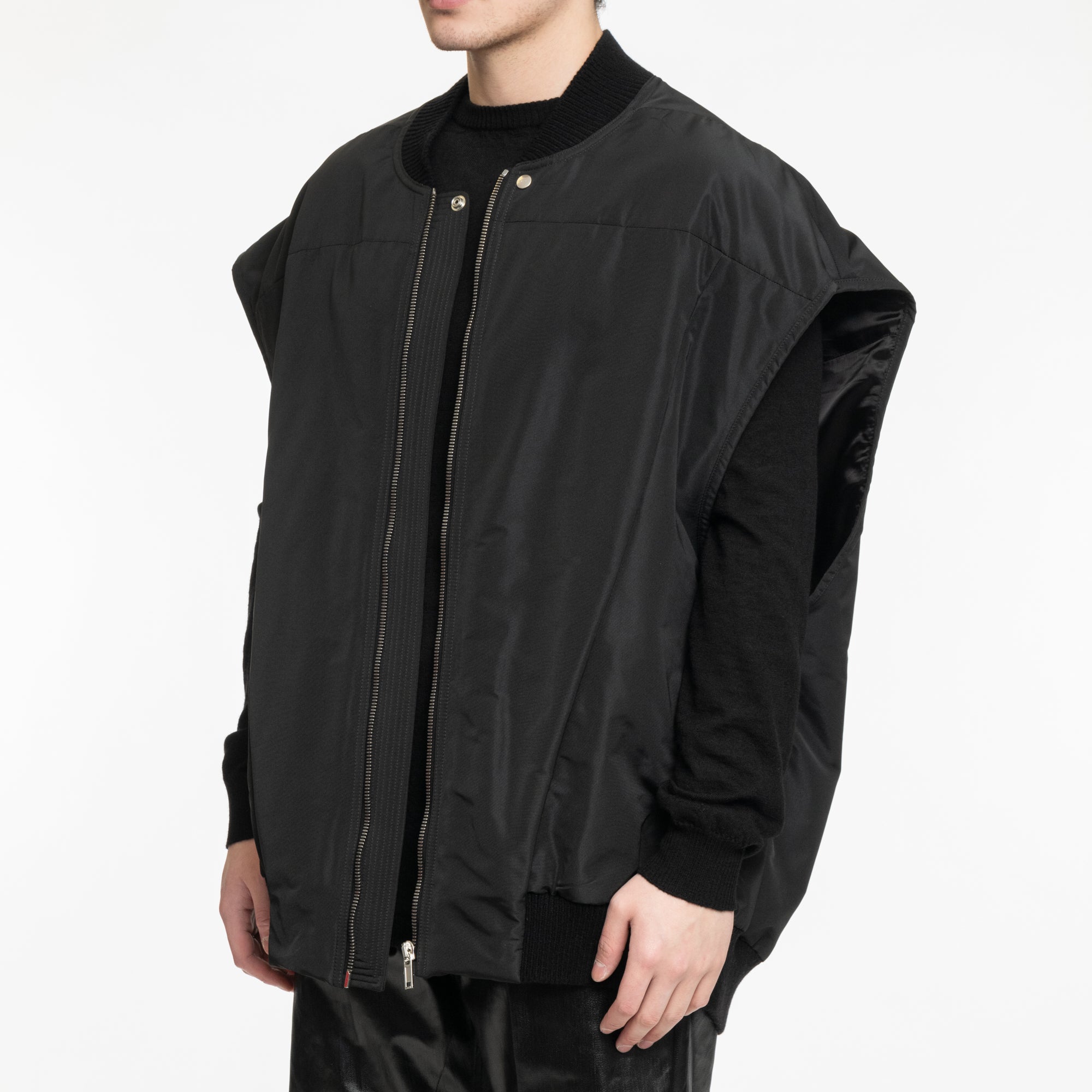 Rick Owens Lido Jumbo Flight Vest Black - 3