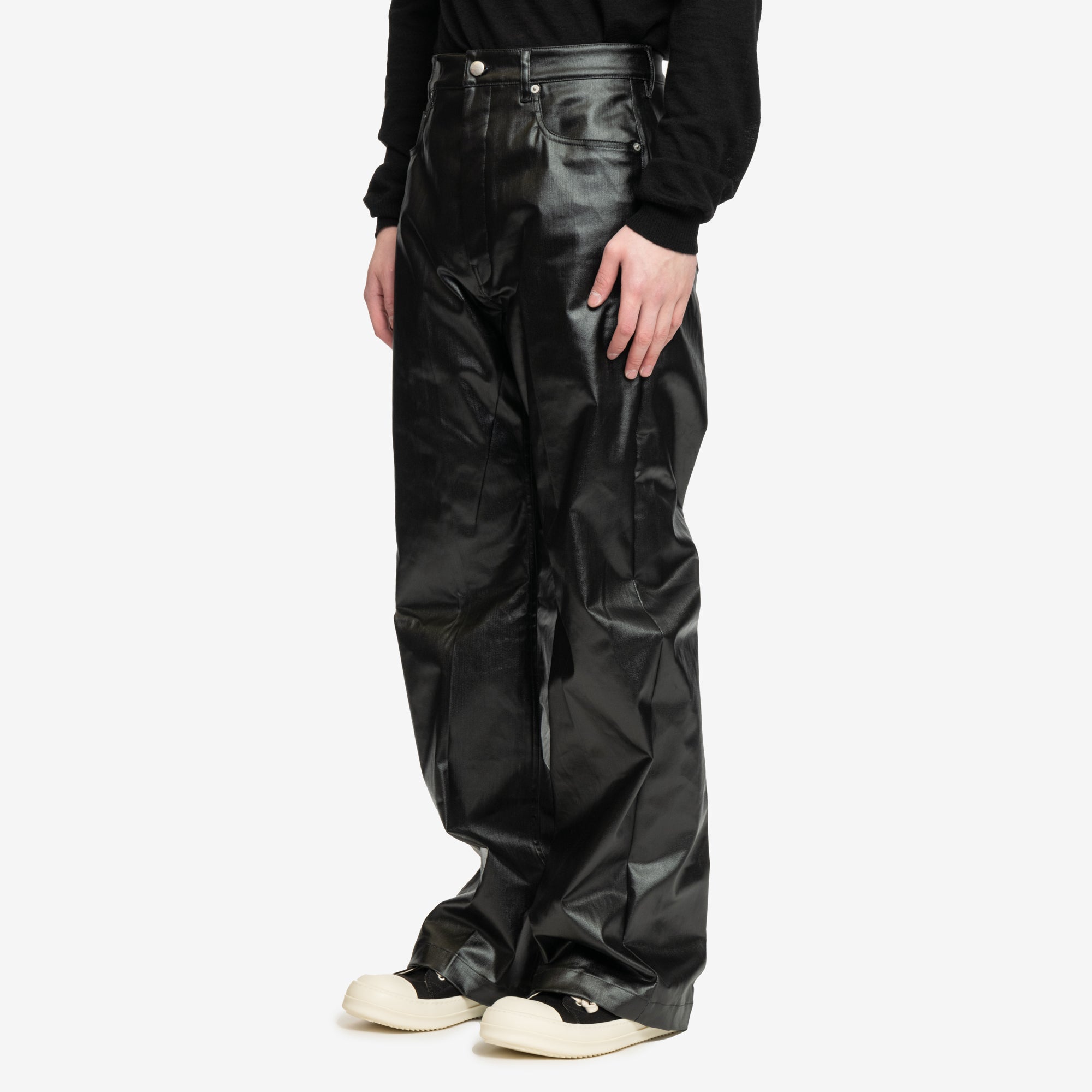 Rick Owens ゲスジーンズ LIDO 24SS ワイドパンツ 黒 30 リック・オウエンス メンズ リド ゲス ジーンズ（ブラック）
