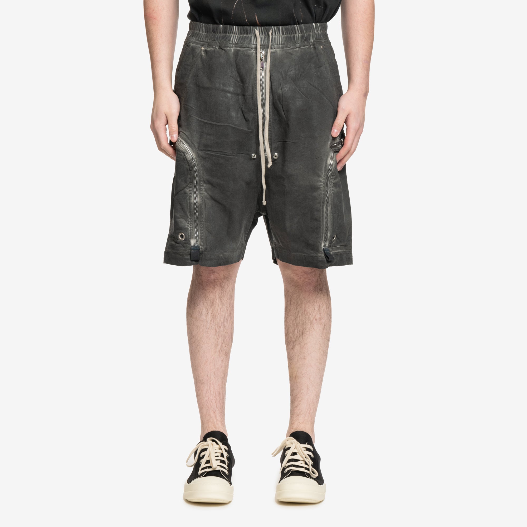 Men Rick Owens DRKSHDW Shorts Lido Bauhaus in Dark Dust