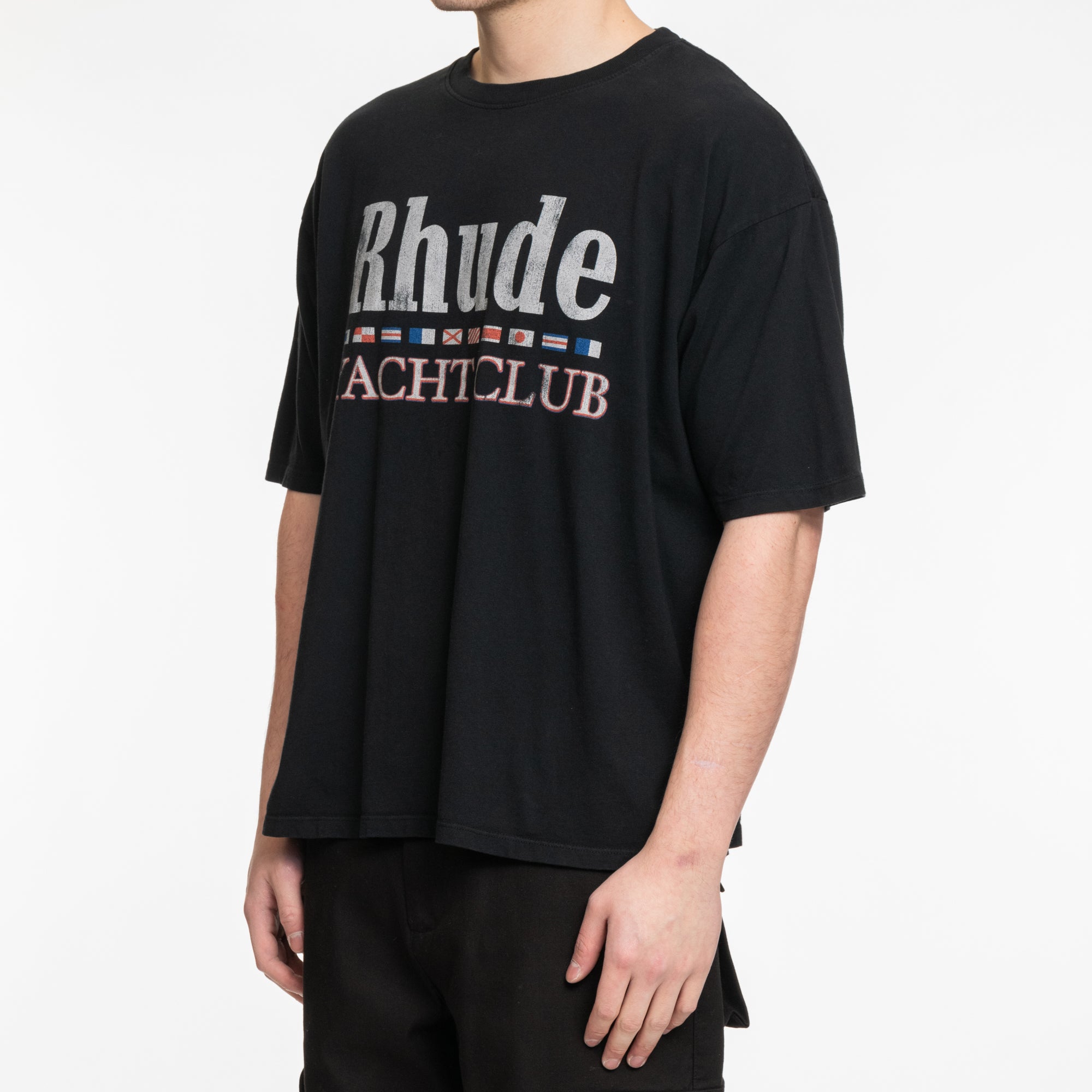 Rhude Rhude Flag Vintage T-Shirt Vintage Black - 3