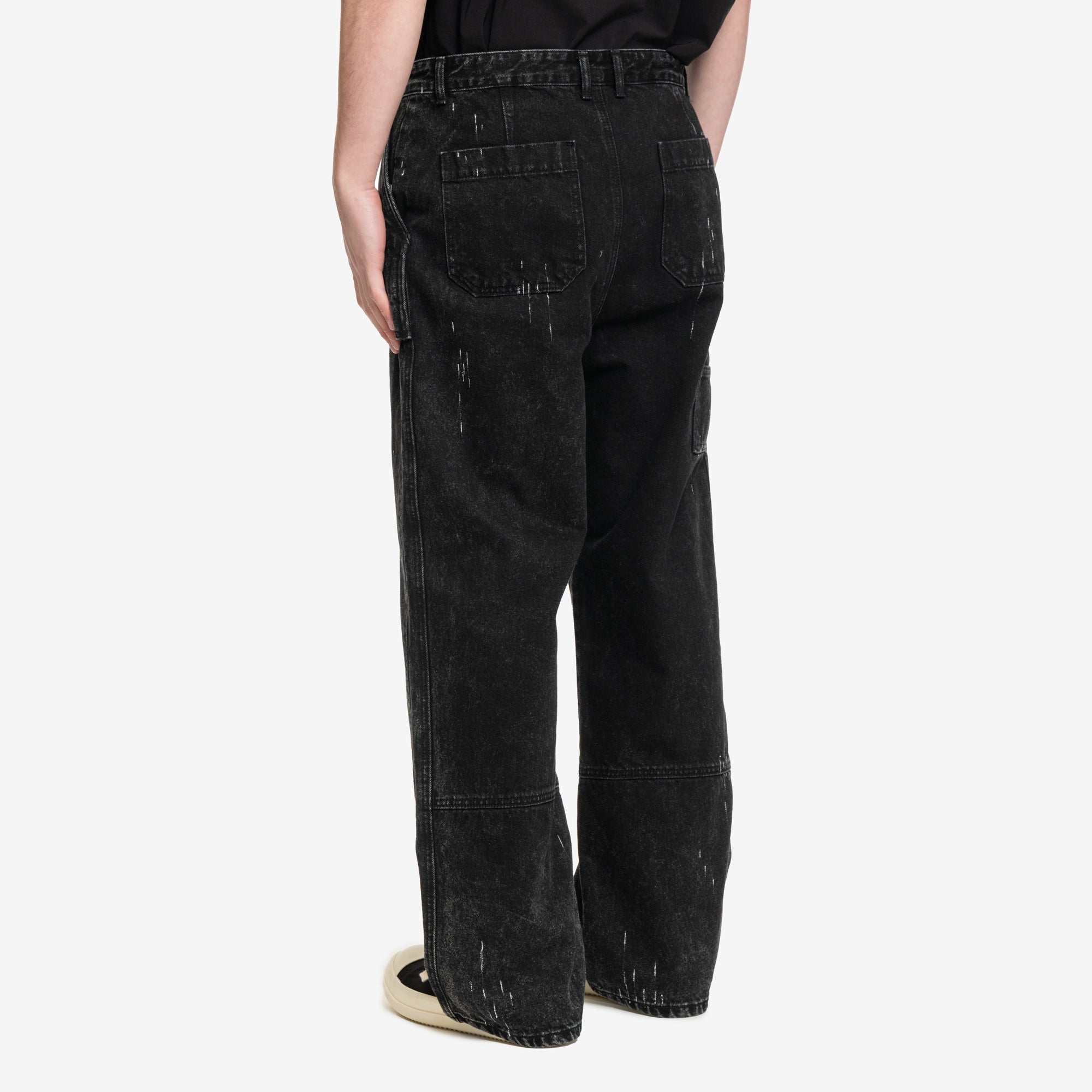 Juun.J Loose Fit Painter Jeans Black - 4
