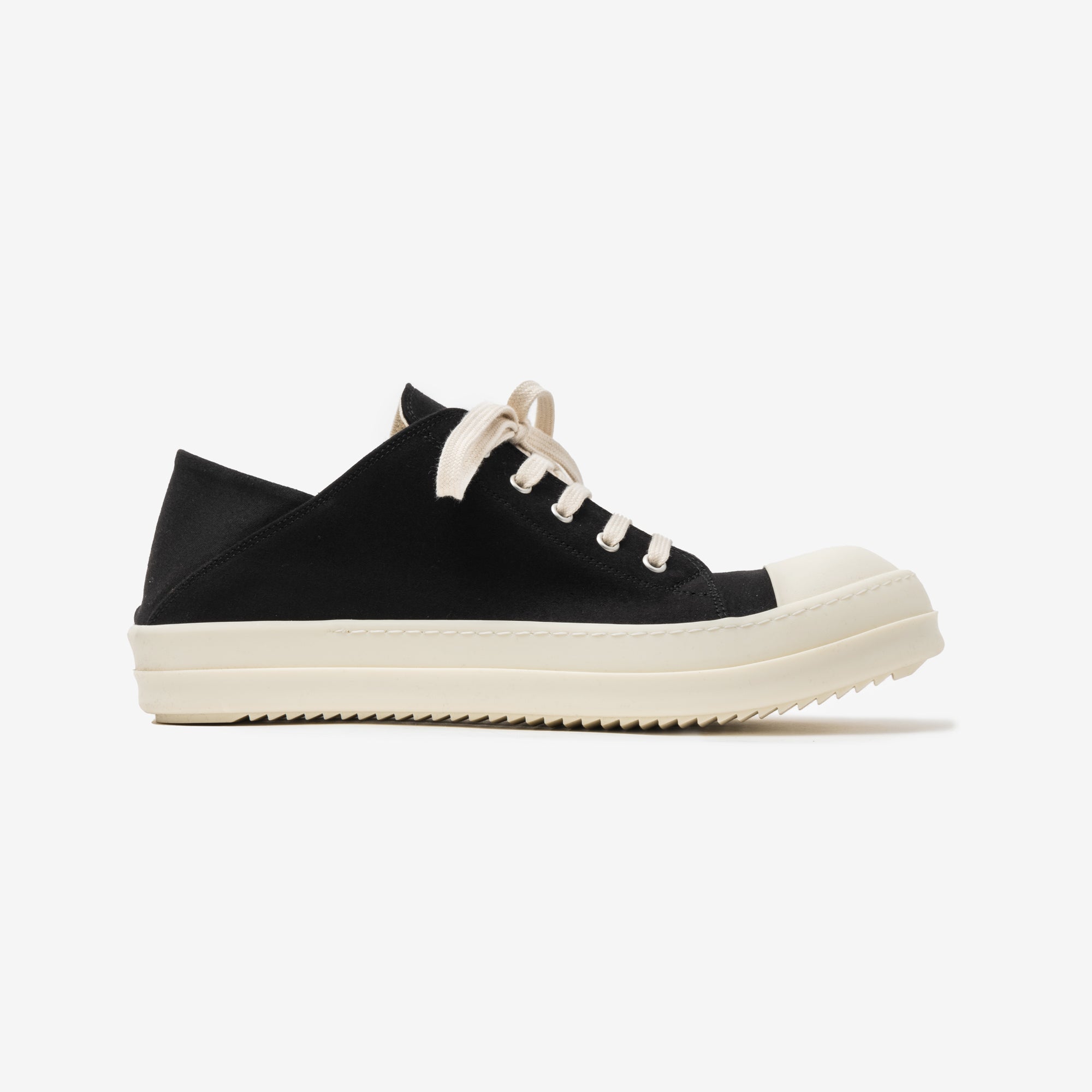 Rick Owens DRKSHDW Womens Low - Top Canvas Slip On Sneakers Black - 6