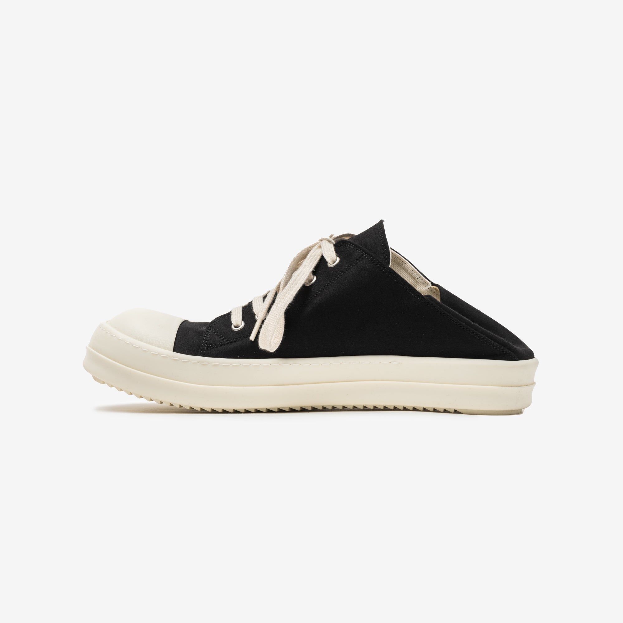 Rick Owens DRKSHDW Womens Low - Top Canvas Slip On Sneakers Black - 4
