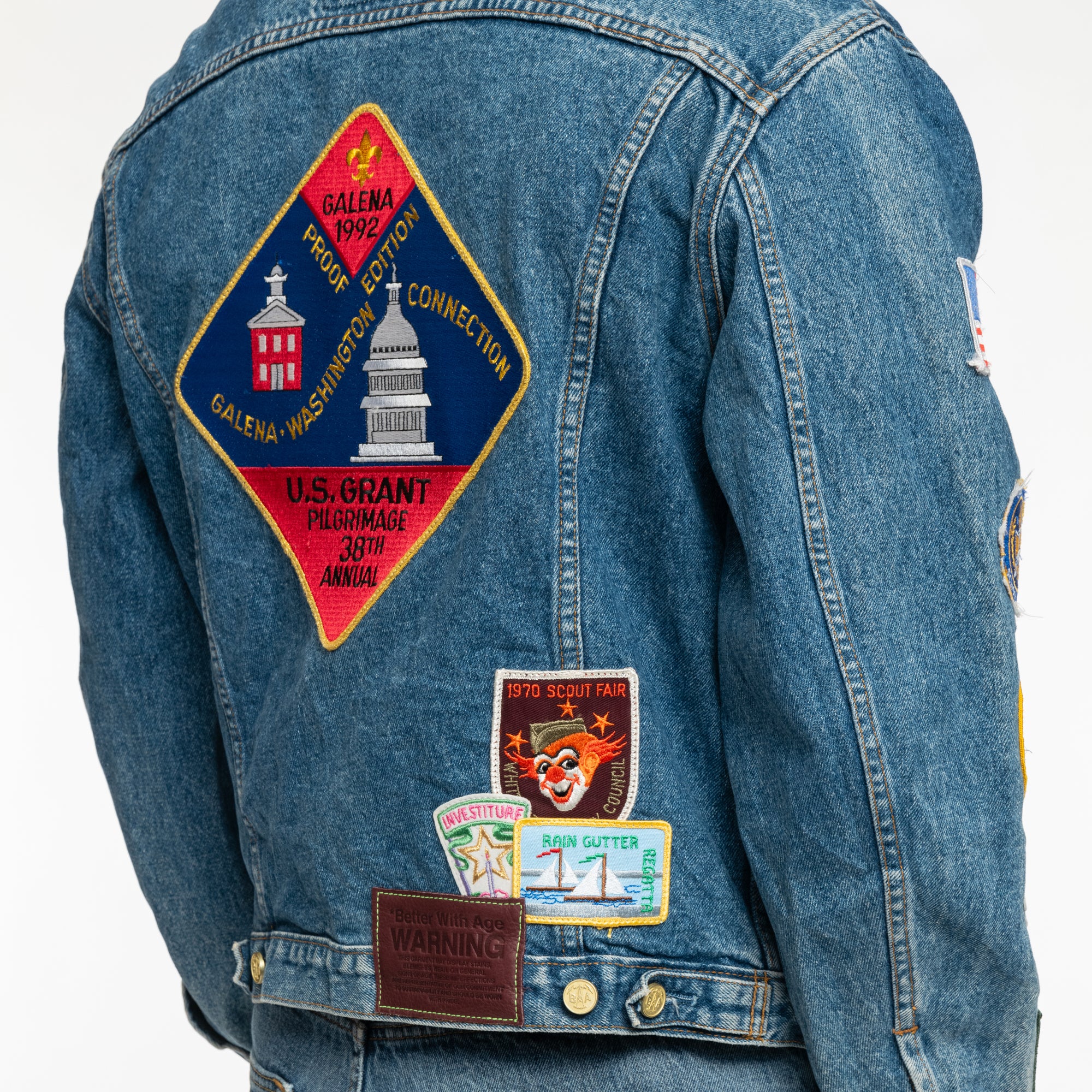 Better With Age Gentlemans Denim Jacket Multi - 6