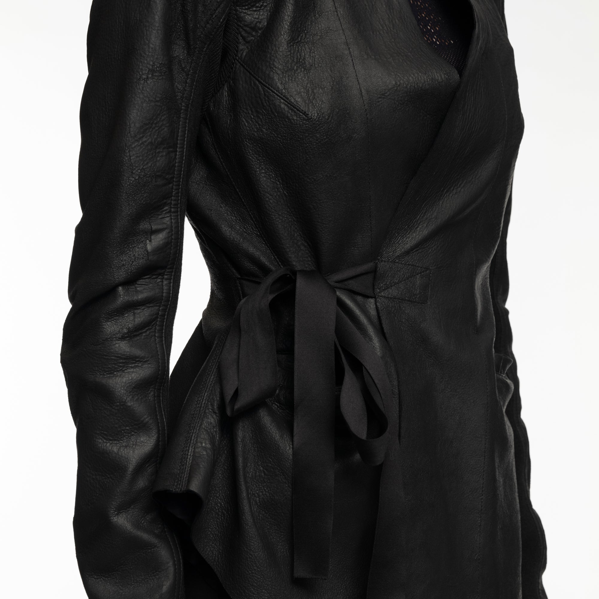 Rick Owens Womens Hollywood Leather Jacket Black - 5