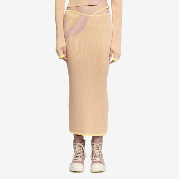 Ladies Comma Knit Long Skirt