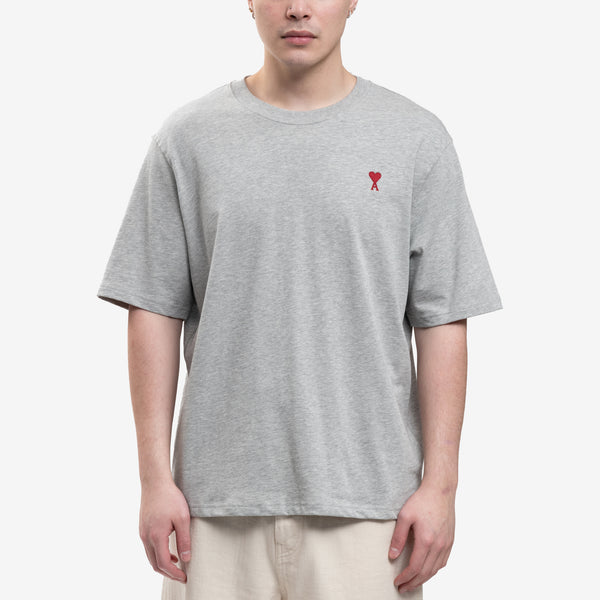 Red Ami de Coeur Grey T-Shirt