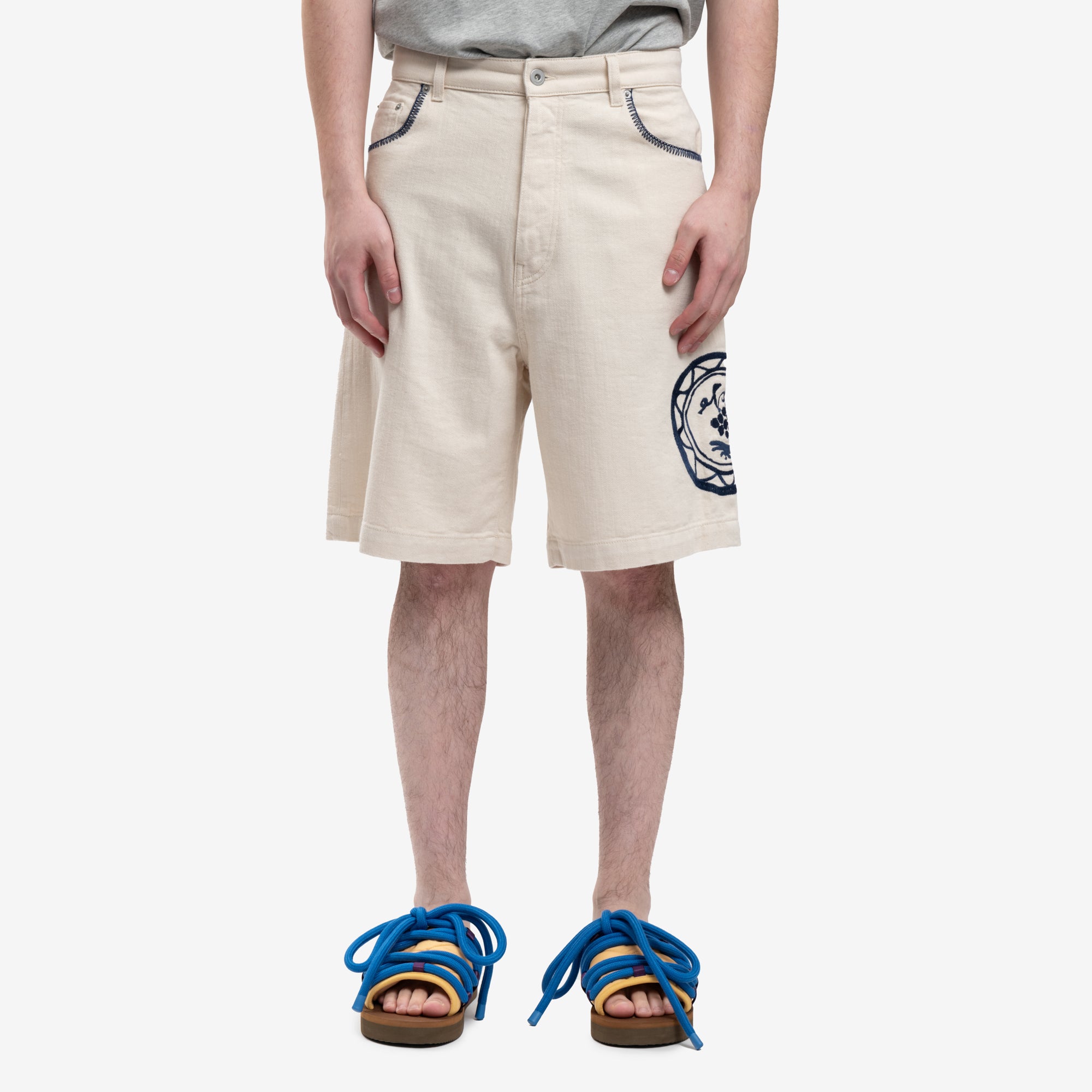 Drôle de Monsieur Le Short Art de la Table Ecru - 1