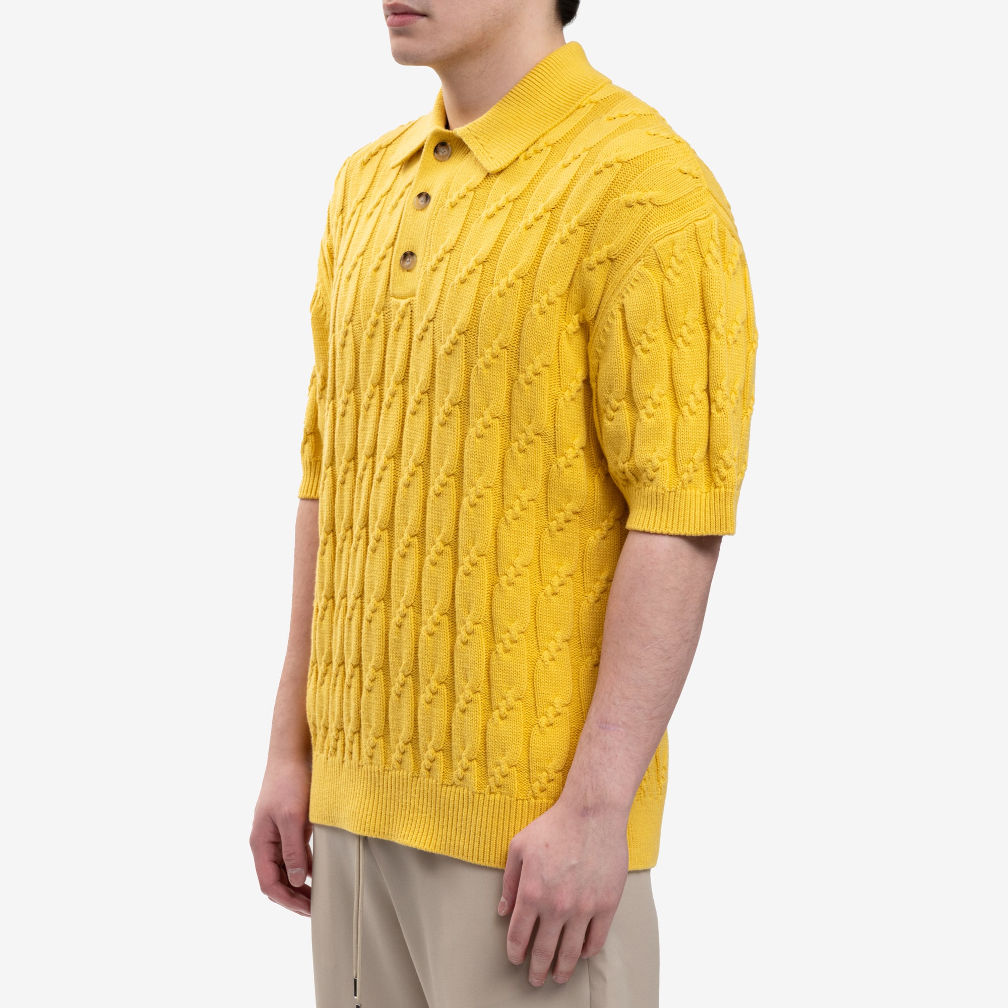 Drôle de Monsieur Le Polo Torsade Yellow - 3