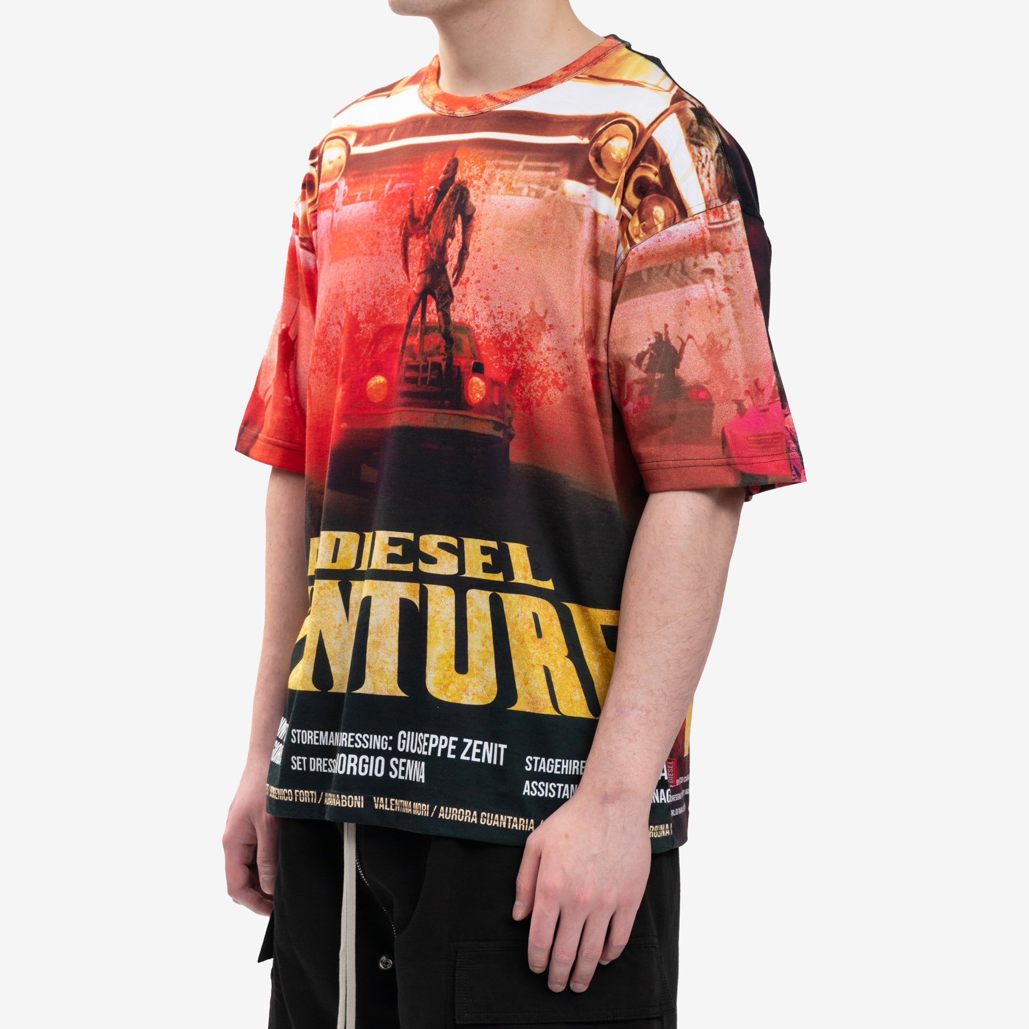 DIESEL Adventure Boxy T-Shirt Multi - 3