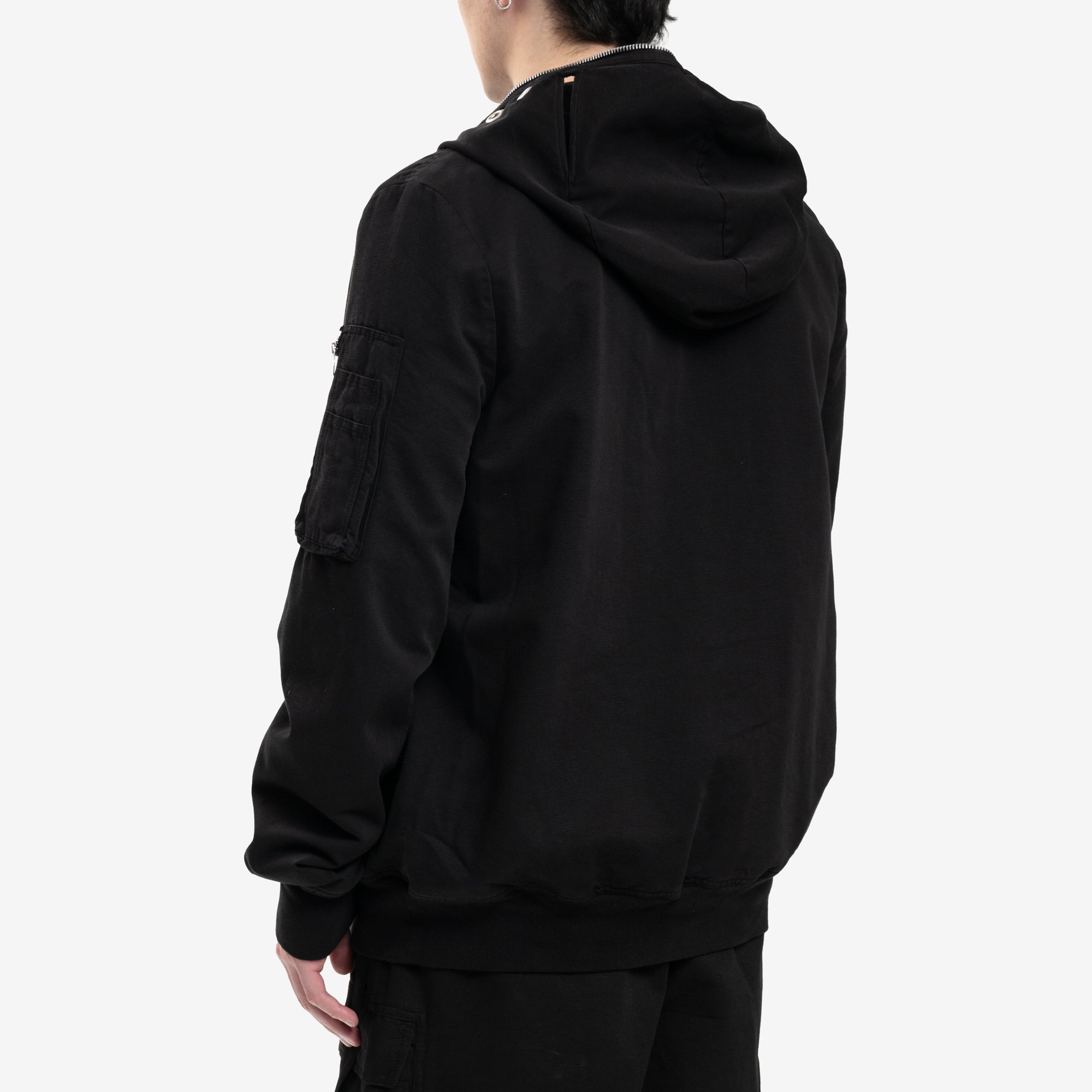 Rick Owens DRKSHDW Gimp Flight Bomber Black - 4