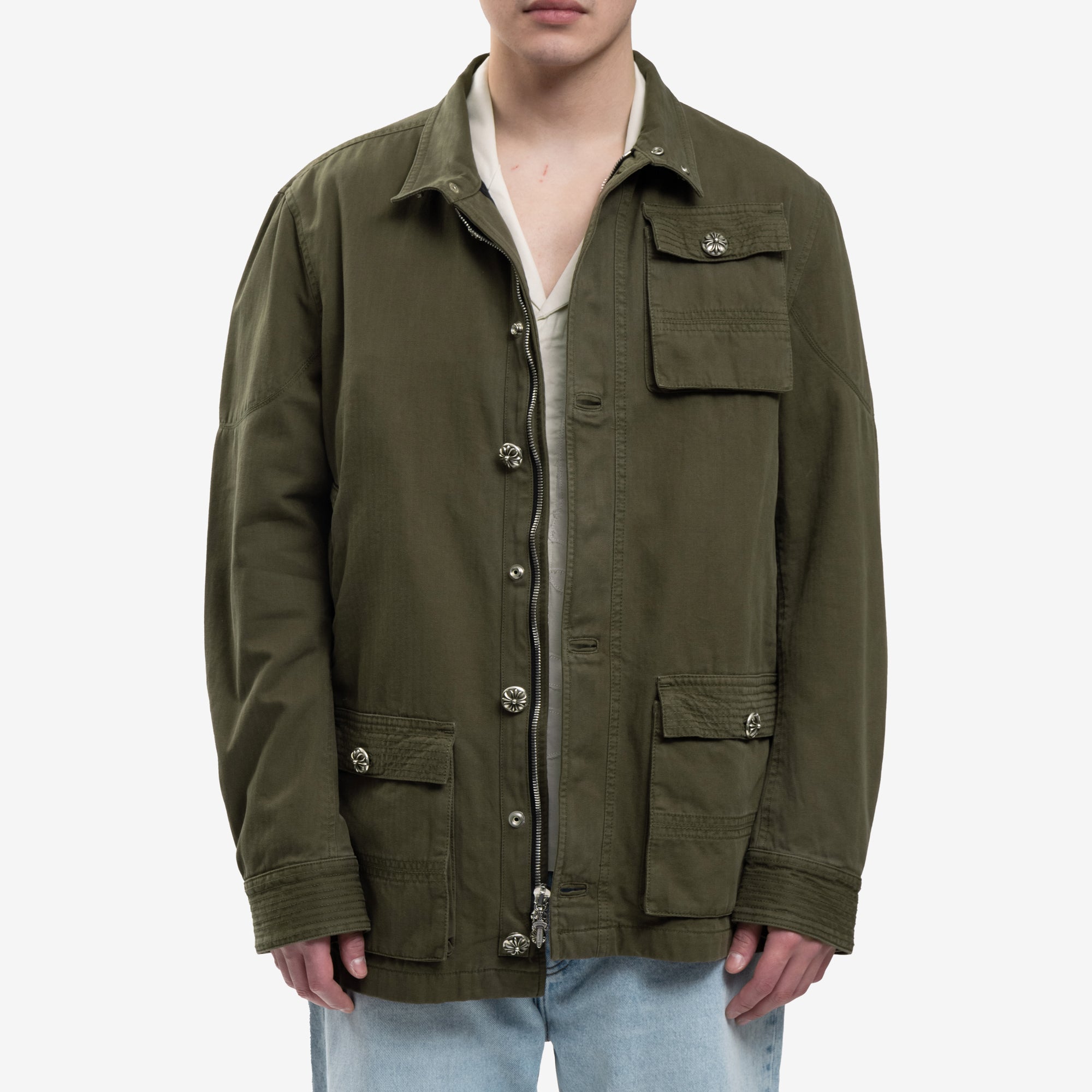 Chrome Hearts Cherry Bomb Jacket Army Green - 1